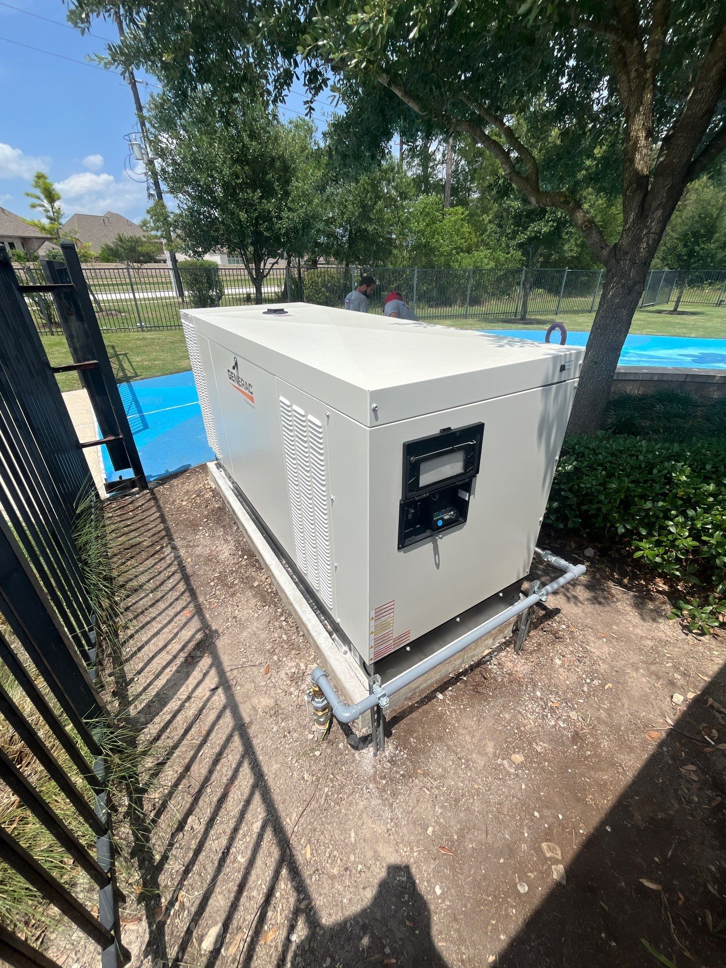 Residential Community Generator Installation - Spring, TX by GenTex Elite Services