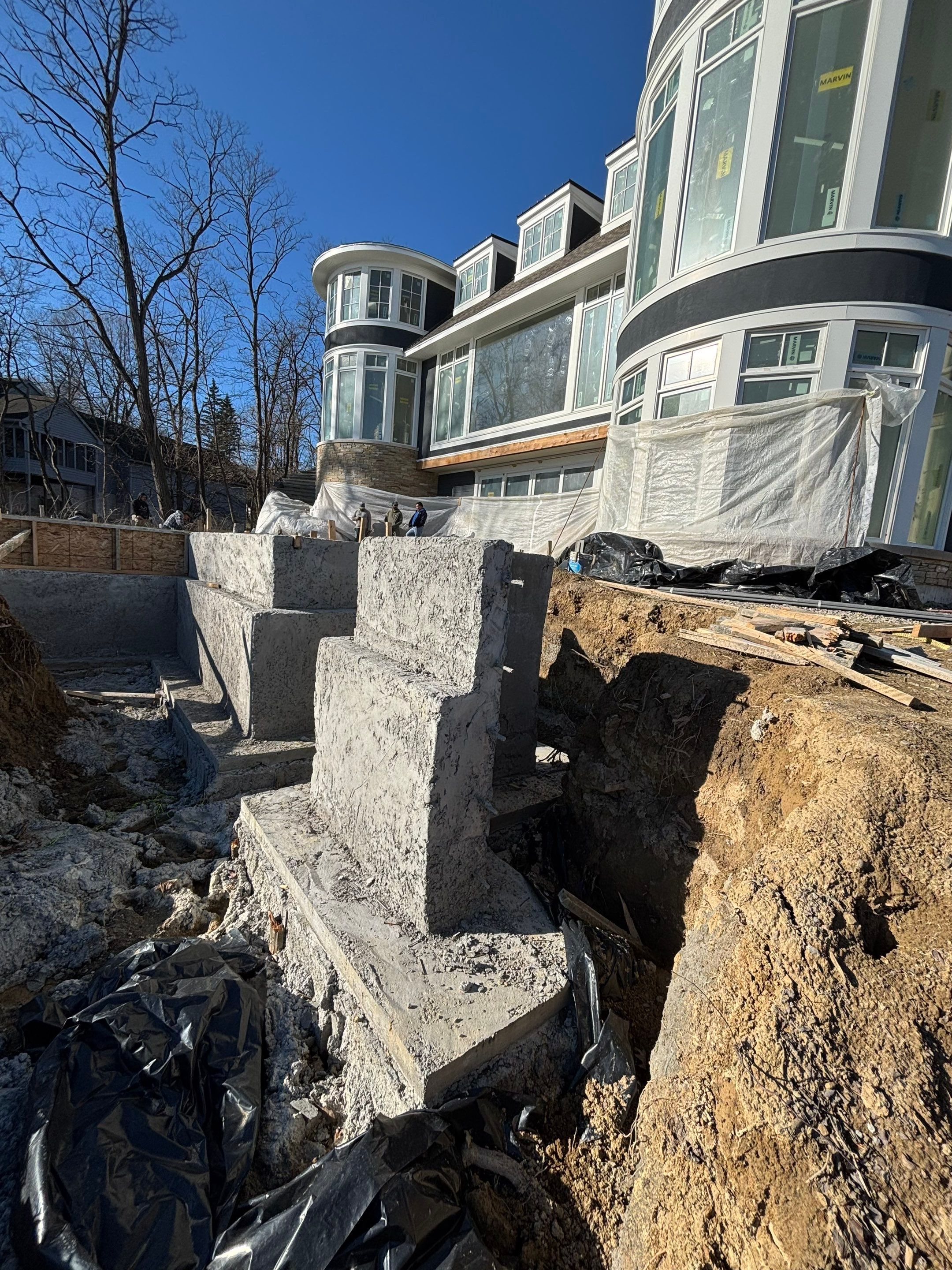 Construction Progress by North Shore Pool & Spa