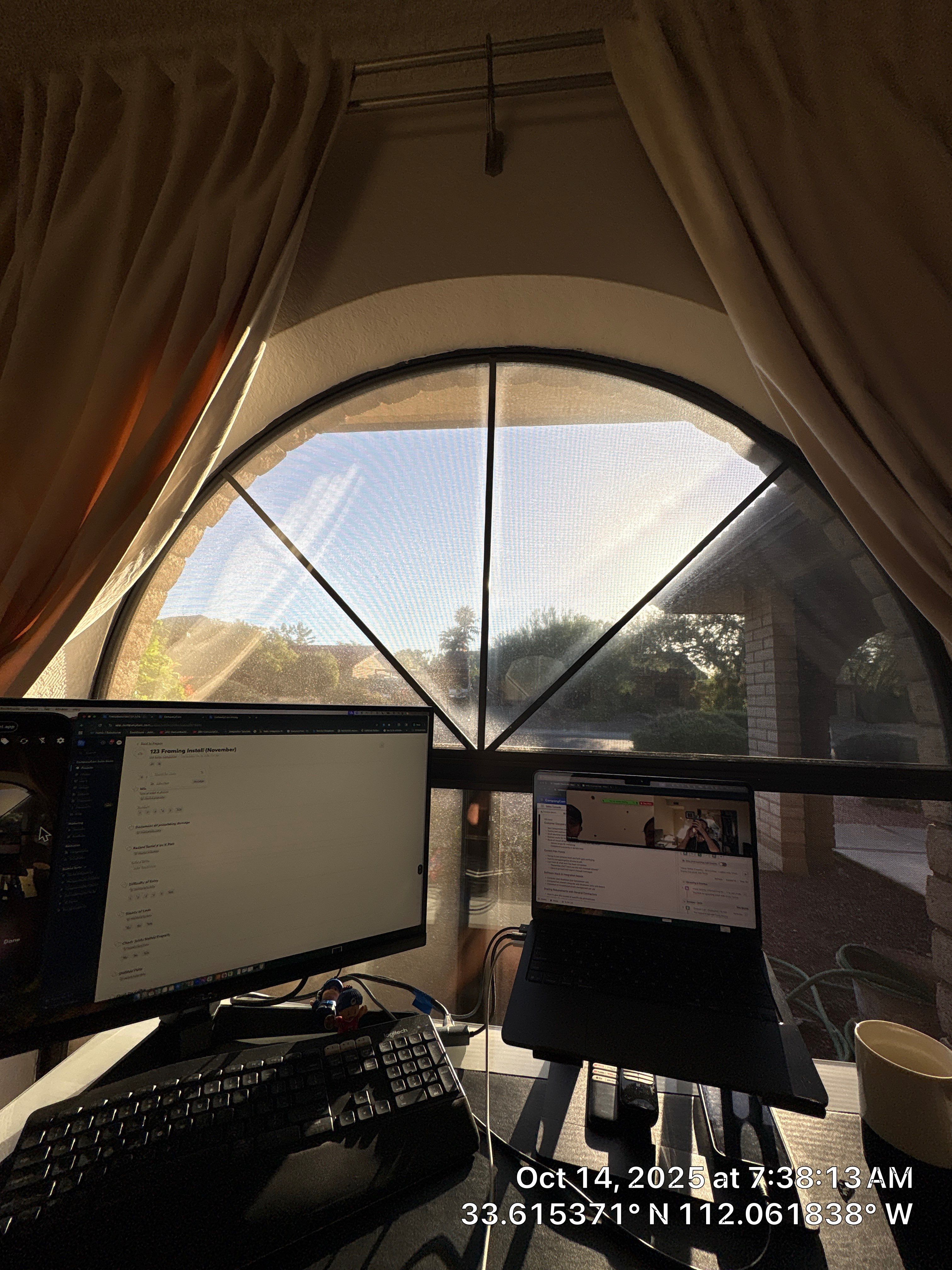 Ceiling lights by CompanyCam Sales Demo