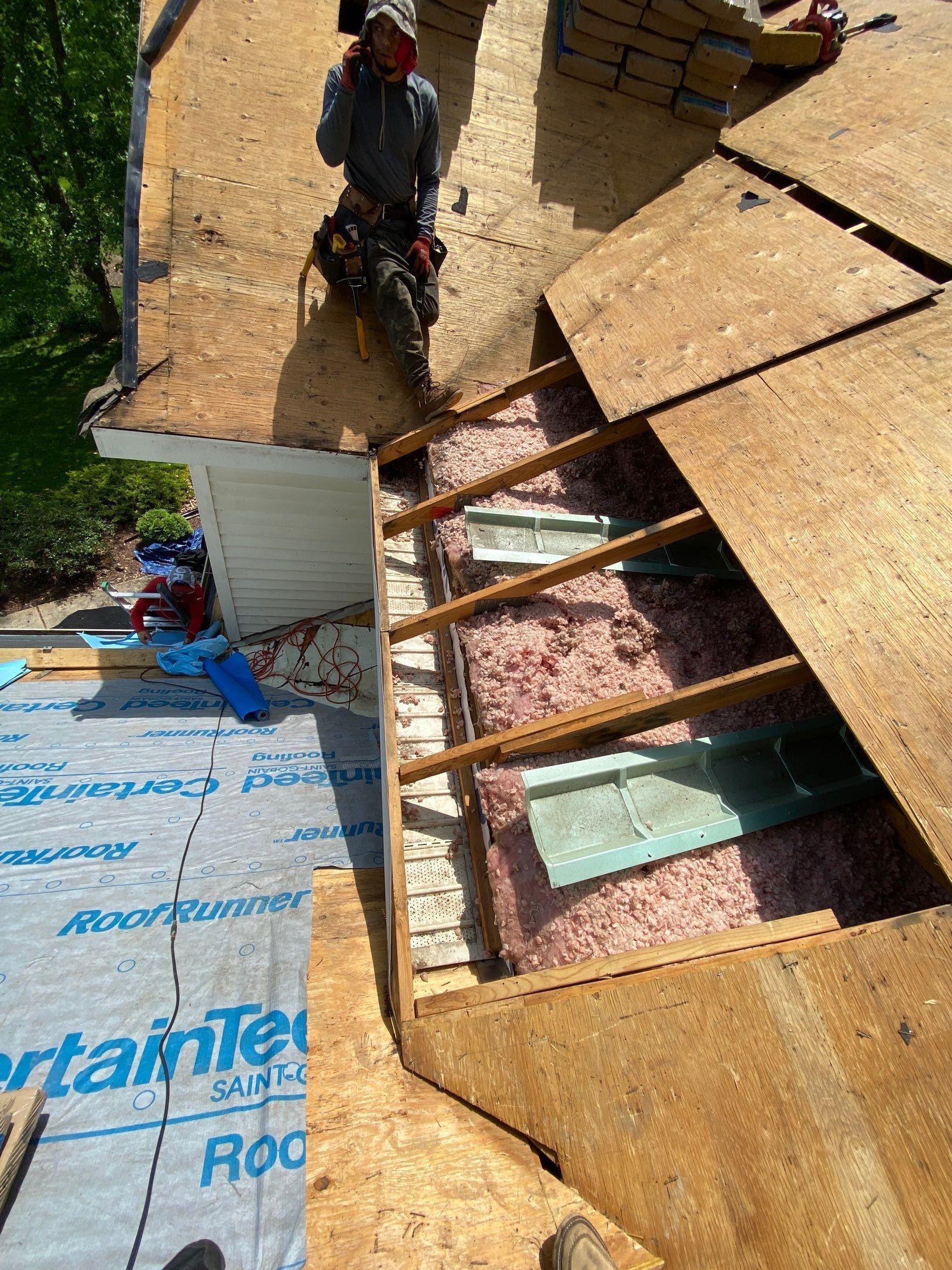 Roof Replacement using CertainTeed Landmark by 180 Contractors