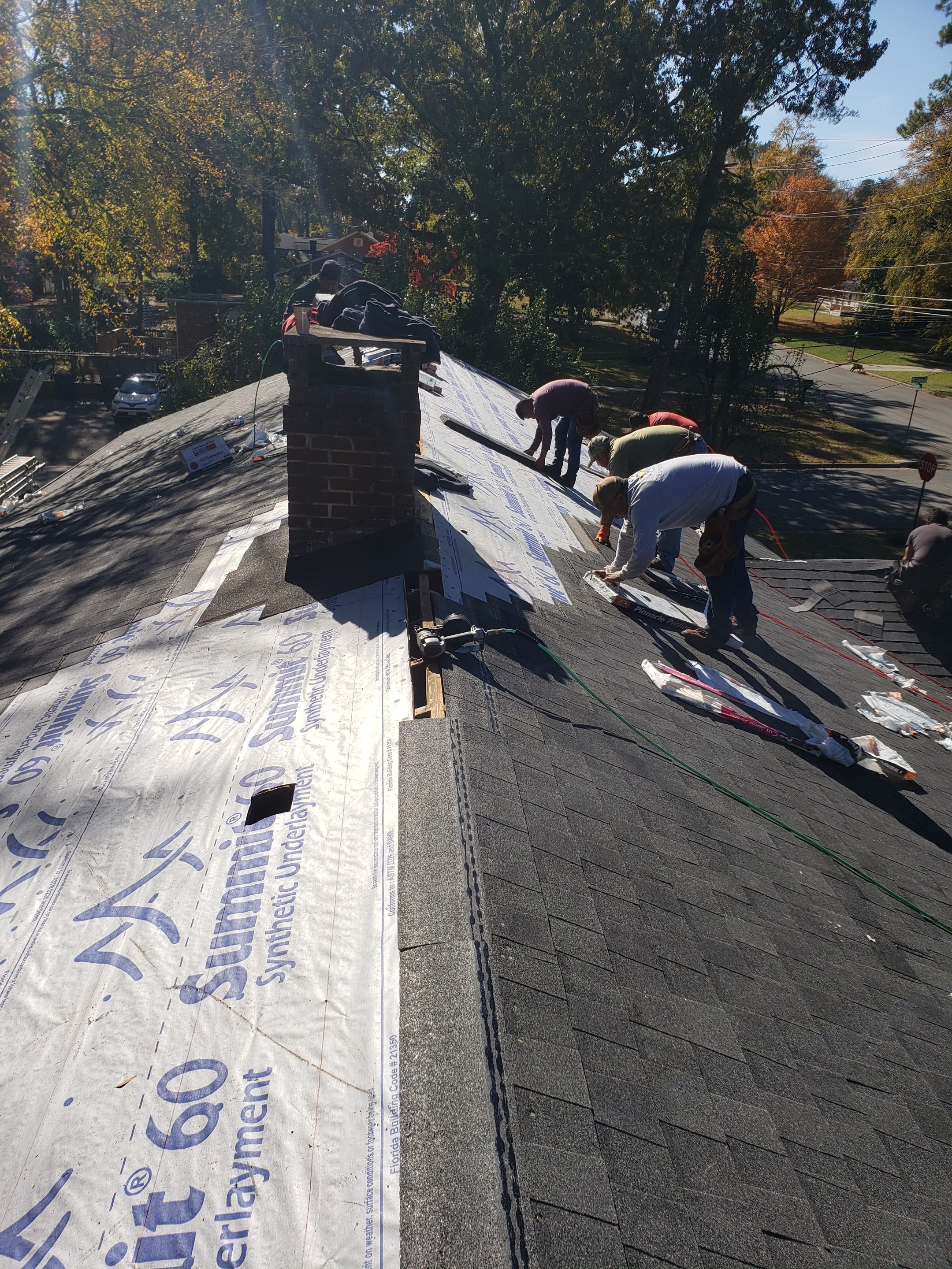 Residential Roofing Installation using Atlas Pinnacle Pristine- Black by Just In Time Roofing and Restoration