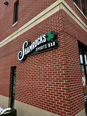 Shamrocks Sports Bar Signage Installation and Interior Renovation in South Bend