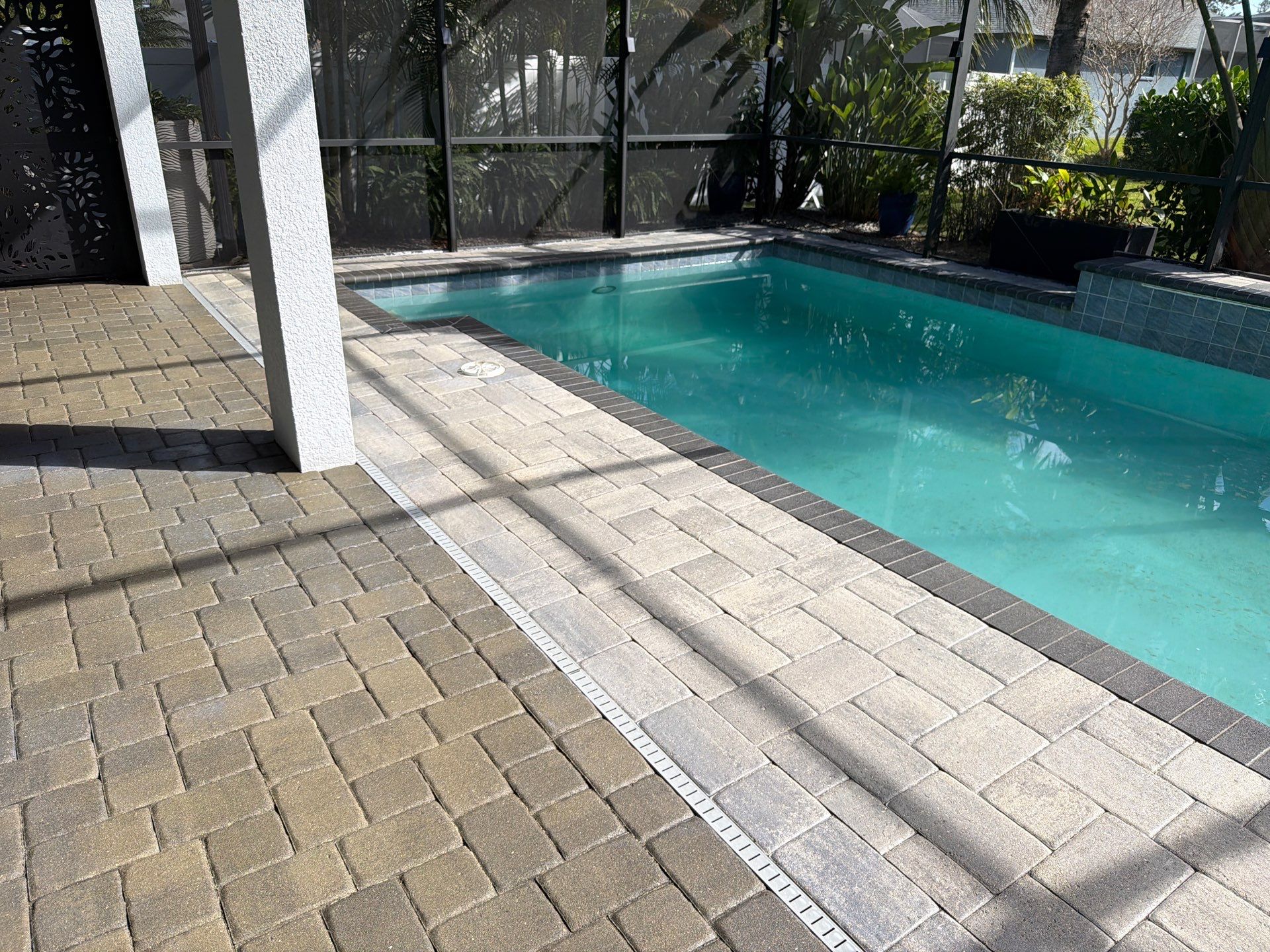 Full-Scale Paver Stripping and Sealing in La Paloma Sun City Center by Supreme Paver Experts