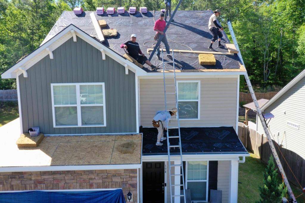 Residential Roofing Installation using Owens Corning® Oakridge Estate Gray by Indigo State Roofing
