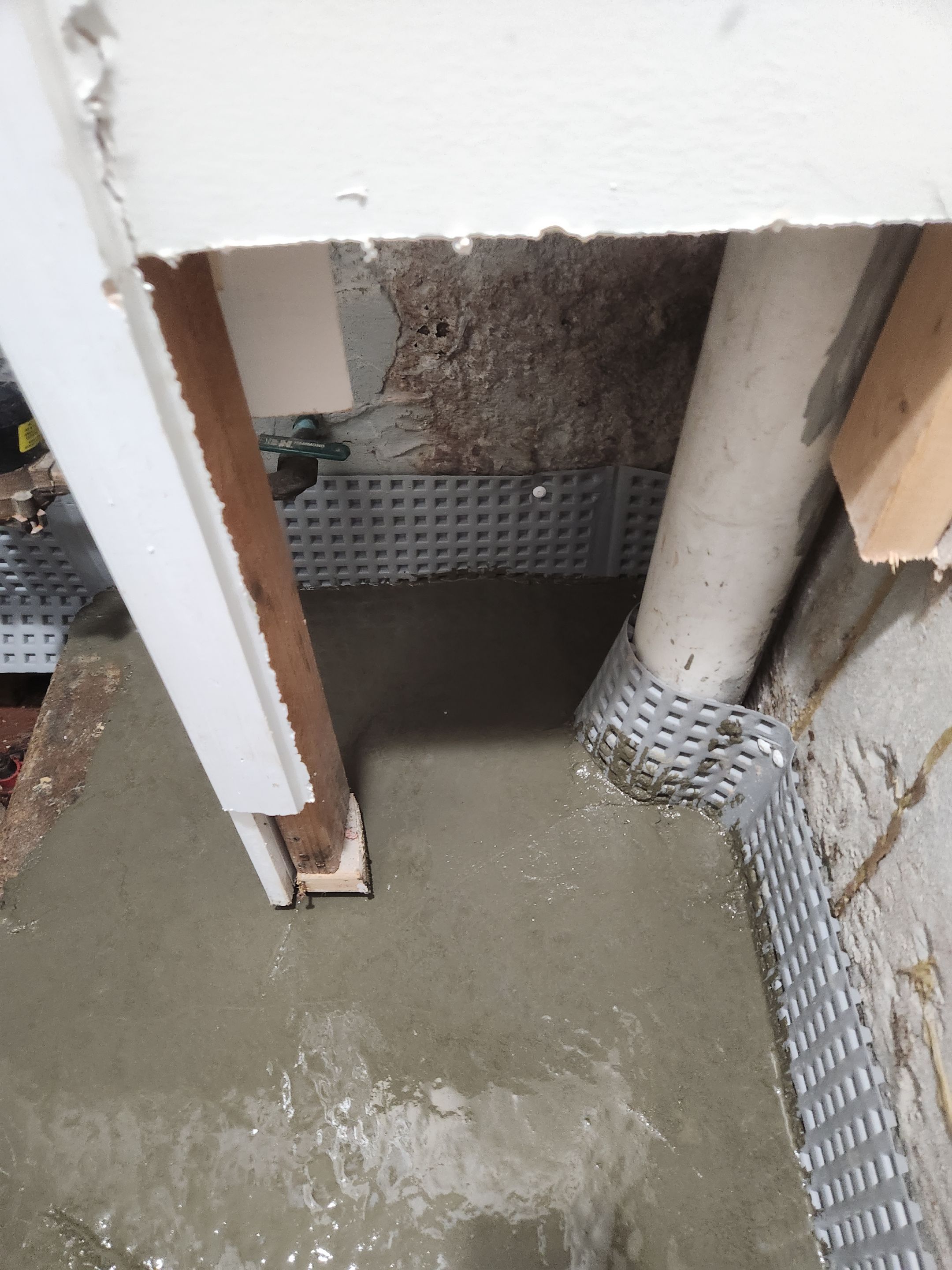 Interior French Drain Kearny NJ by Pure Service Pro, LLC 