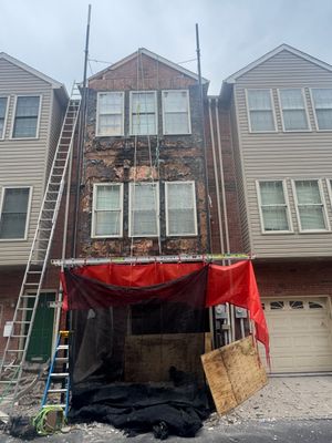 Stucco remediation and structural framing Project in Philadelphia, Pennsylvania