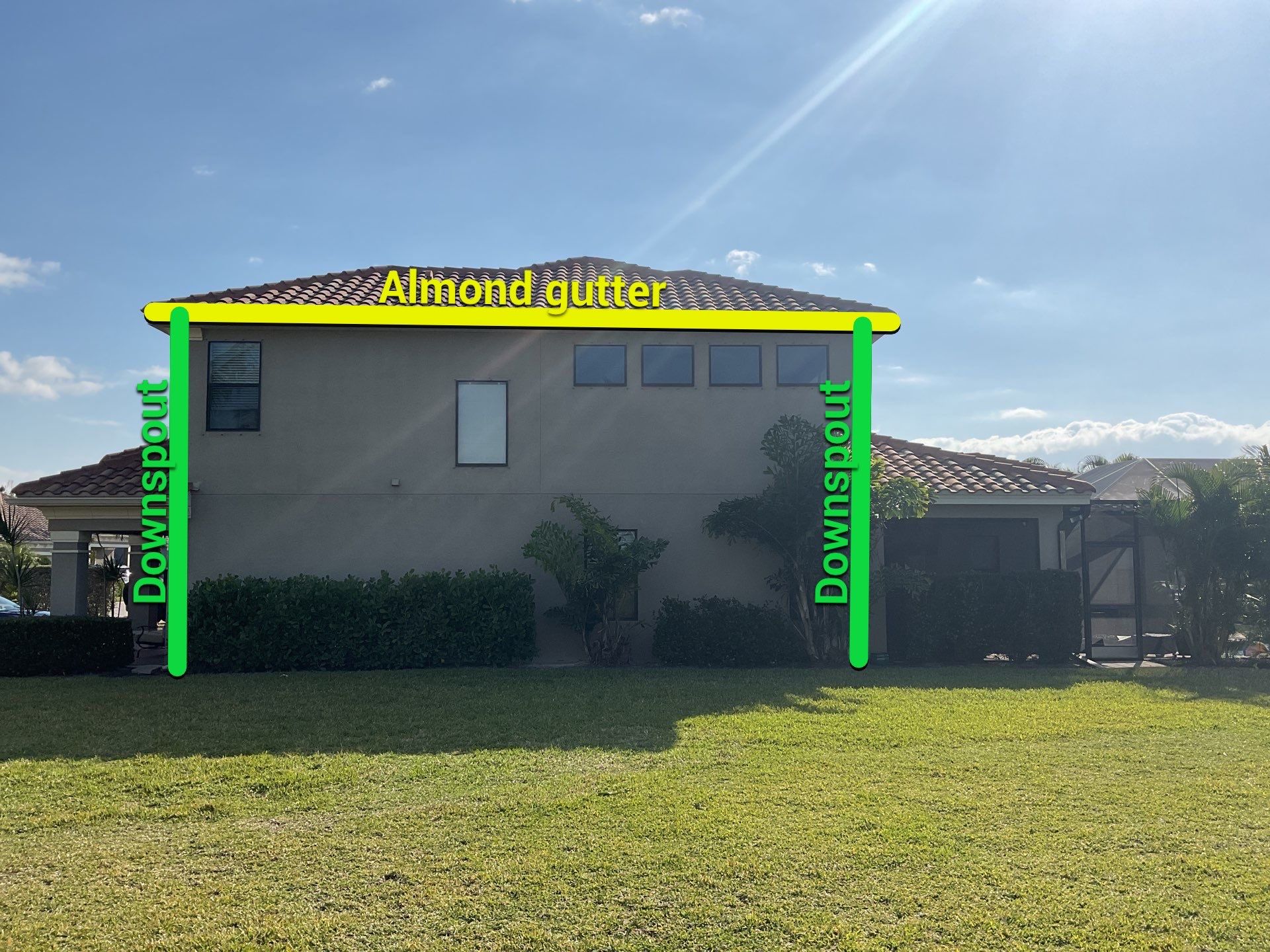 Gutter Almond Installation in Fort Myers FL by Gutter Professors