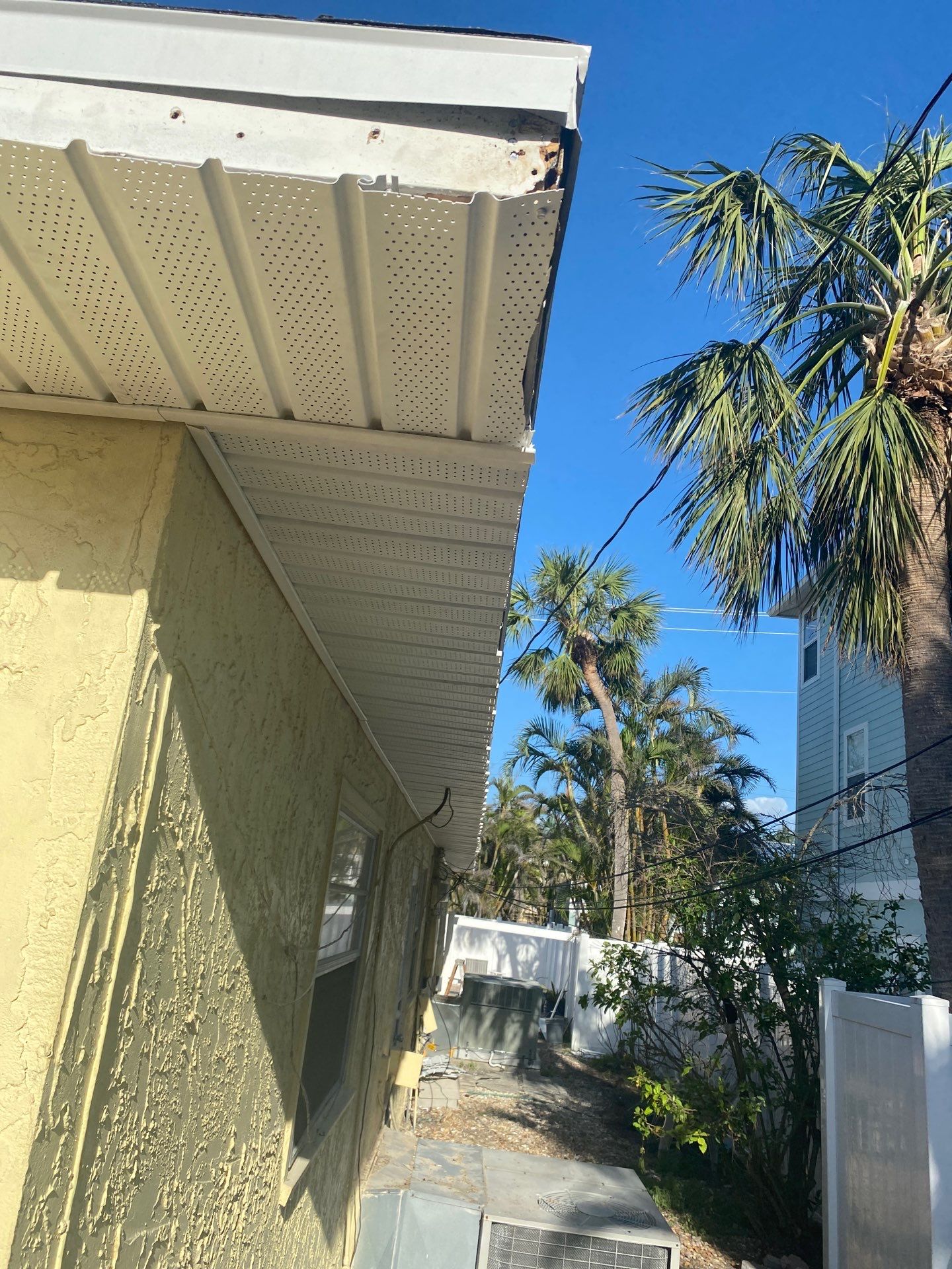 Soffit Ventilation Enhancement in Holmes Beach FL by Gutter Professors