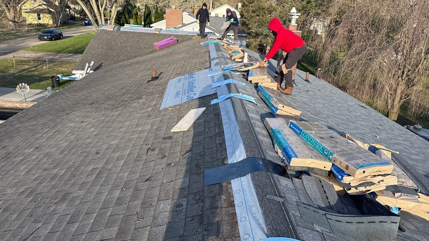 Roof Replacement using CertainTeed Landmark Pewter by 180 Contractors