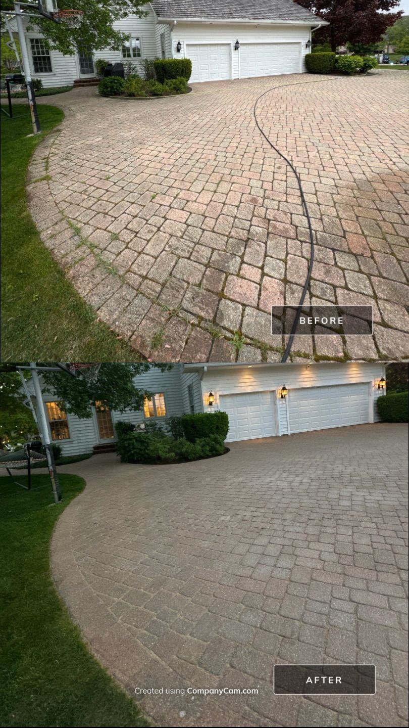 Project in Libertyville by Simmons Power & Soft Washing