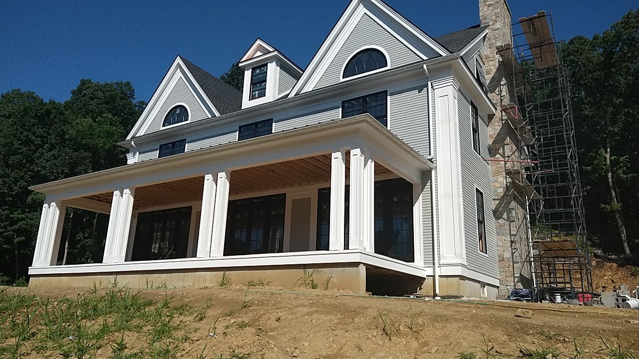 Harvard, MA Gutter Installation using 6" Half Round Aluminum Gutter by Gutter Pro Enterprises