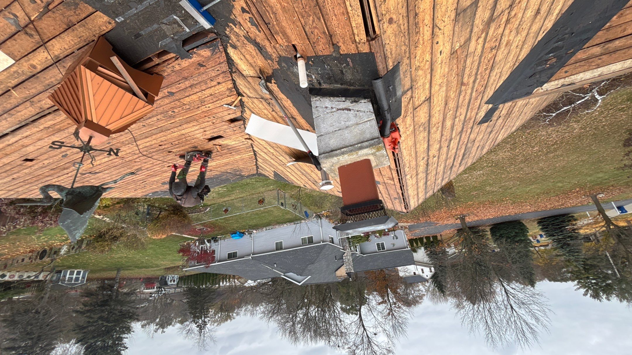 Roof Replacement using Owens Corning Aged Copper by 180 Contractors