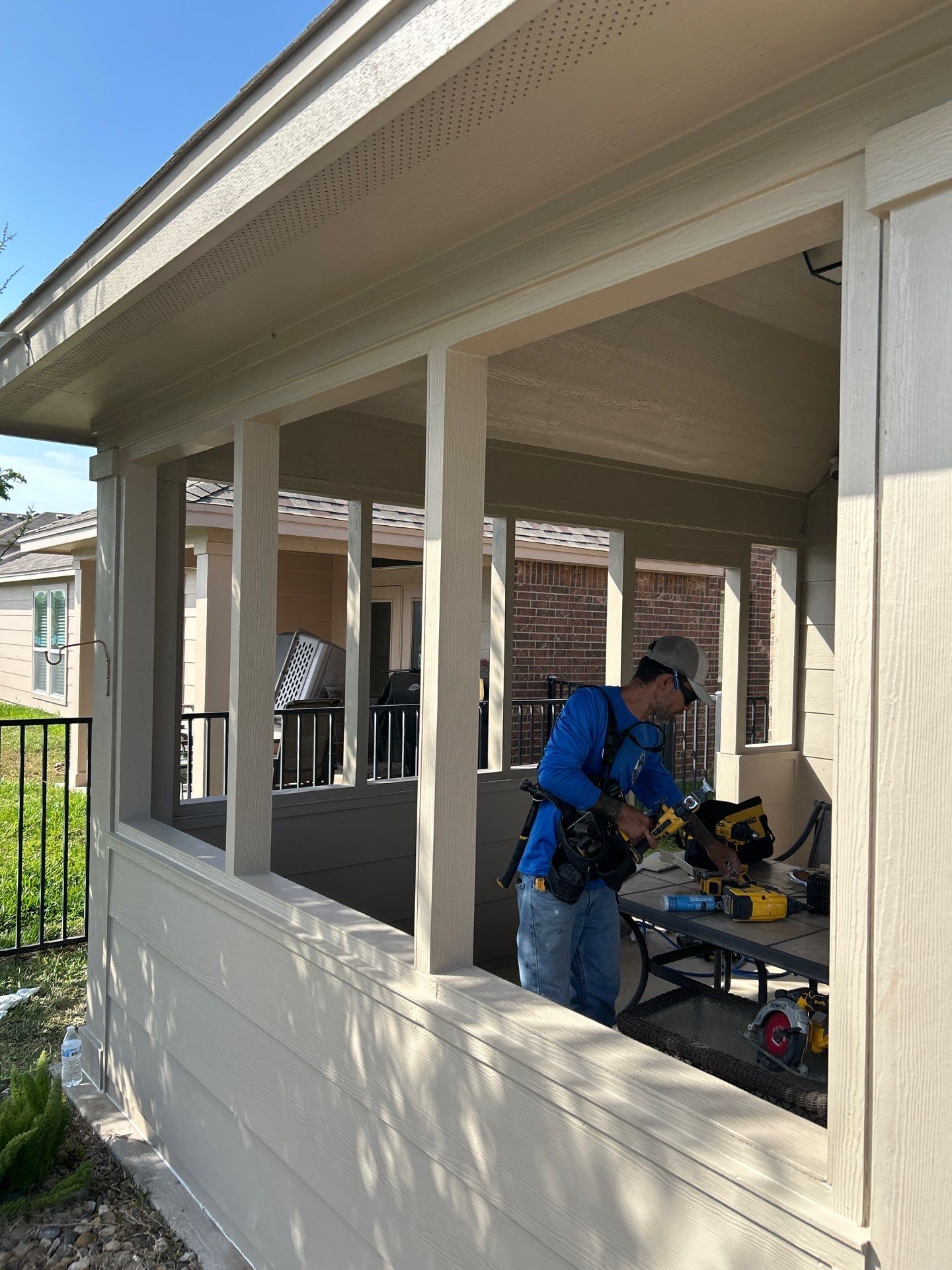Man Shade by Bayfront Roofing and Construction