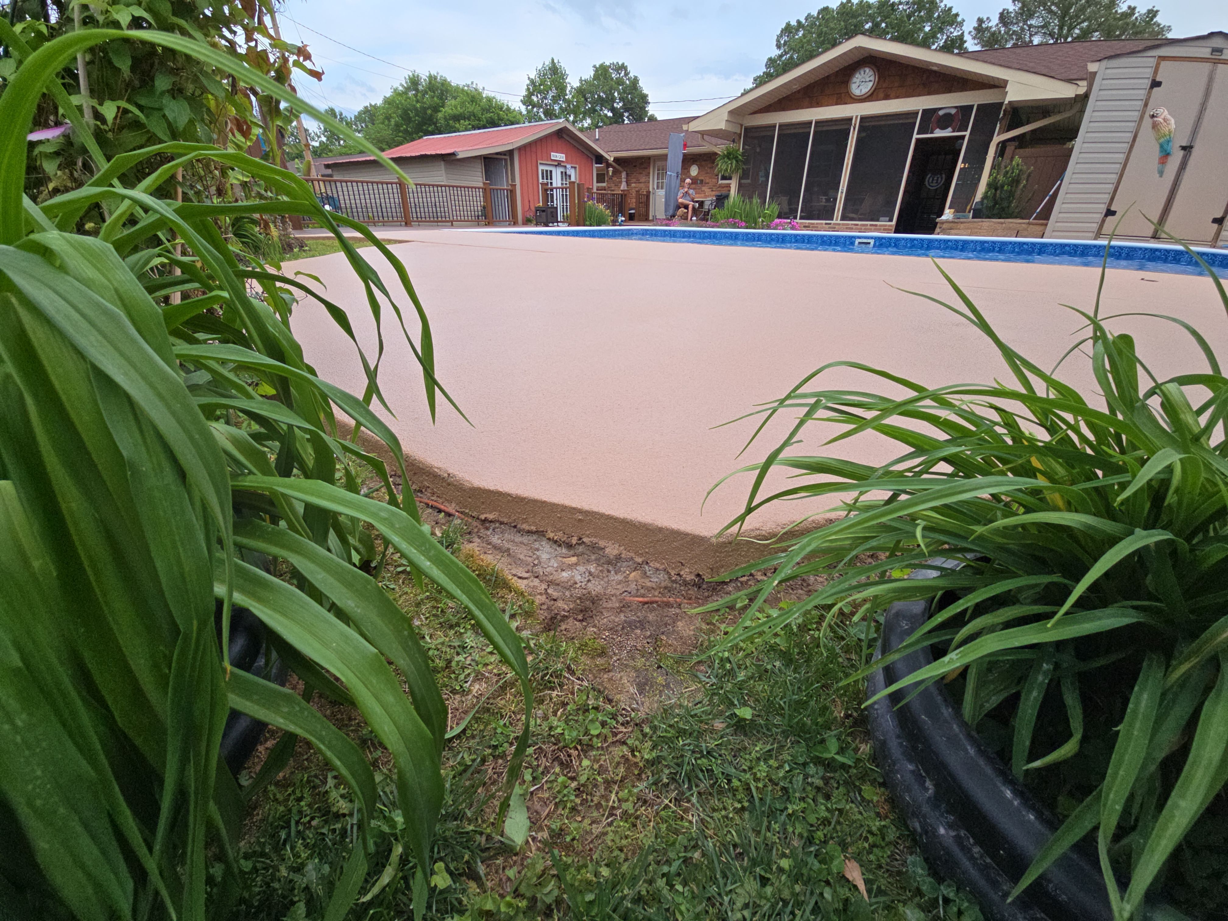 Beautiful Pool Deck in Rossville, GA by Elite Floor Solutions