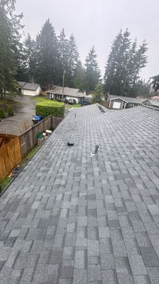 Residential Roofing Installation using GAF UHDZ Shingles