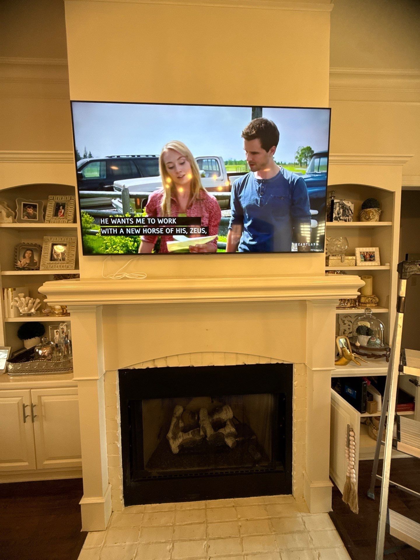 Fireplace TV Mounting Projects by Hangman Mounting & Installation 