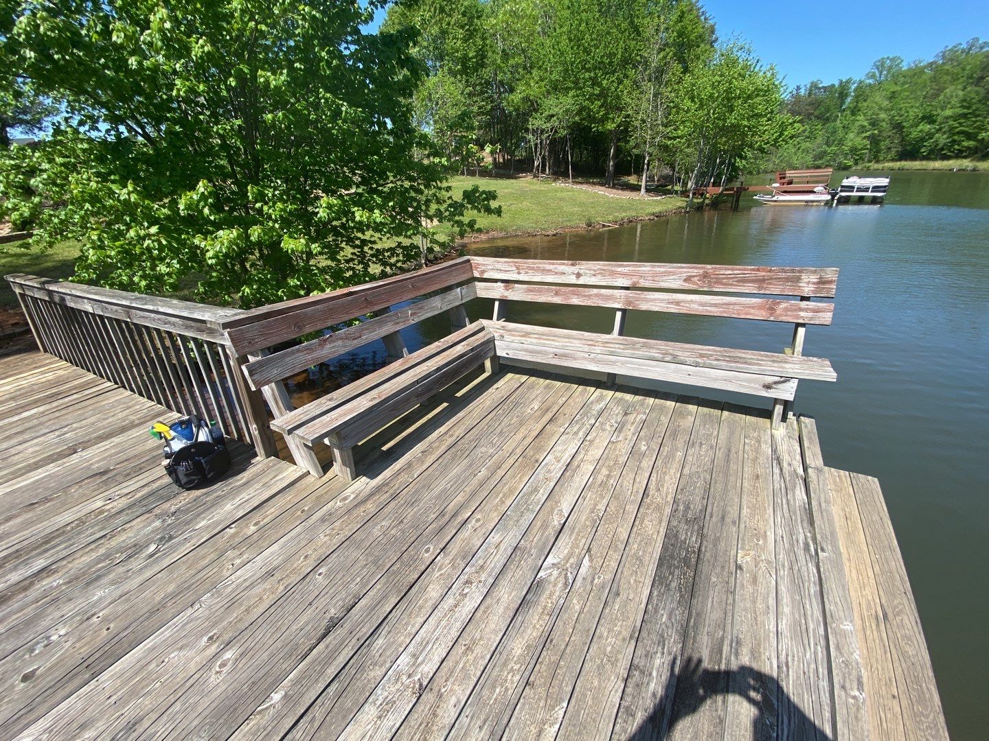 Dock using Wood Sealant by DuraSeal