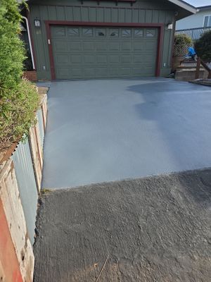 Haze Grey Driveway and Garage Floor Coating in Morro Bay
