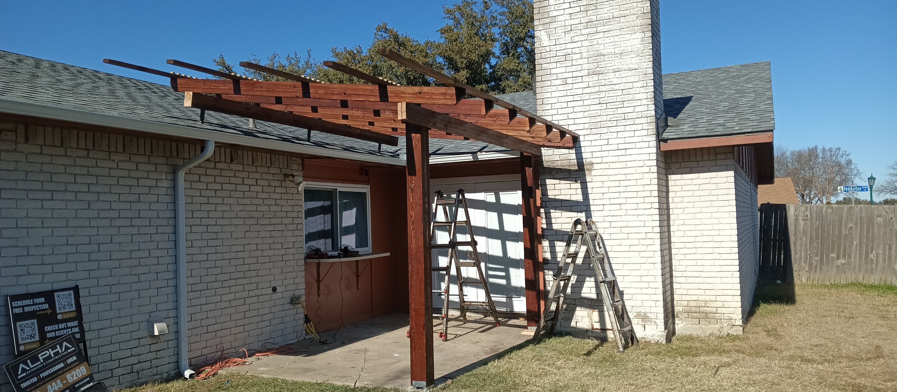 Pergola removal and rebuild  using Western Cedar by Grizzly Fence And Patio