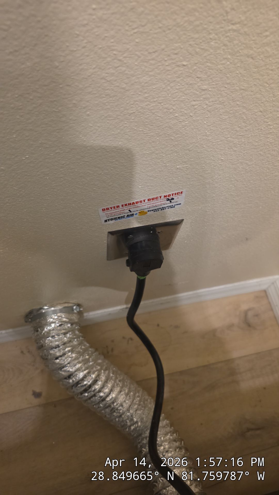 Air Duct Dryer Vent Cleaning Exhaust Bath Fan Repair Dryer Vent Repair Leesburg by Hygienic Air, Inc
