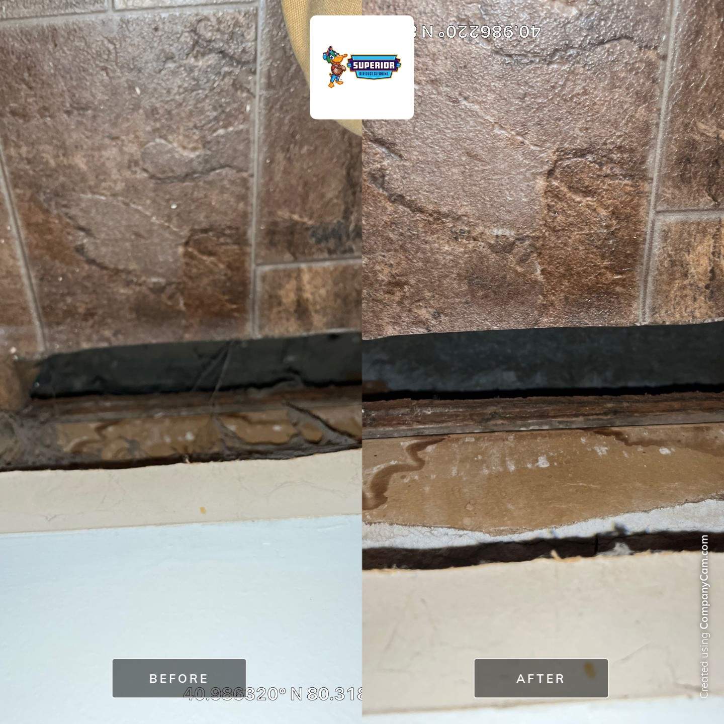 Air Duct Cleaning With a Vacuum Truck in New Castle, PA. by Superior Air Duct Cleaning