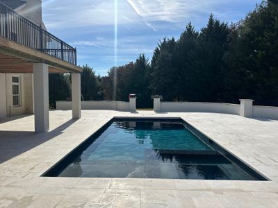 Gunite Pool and Spa with Autocover