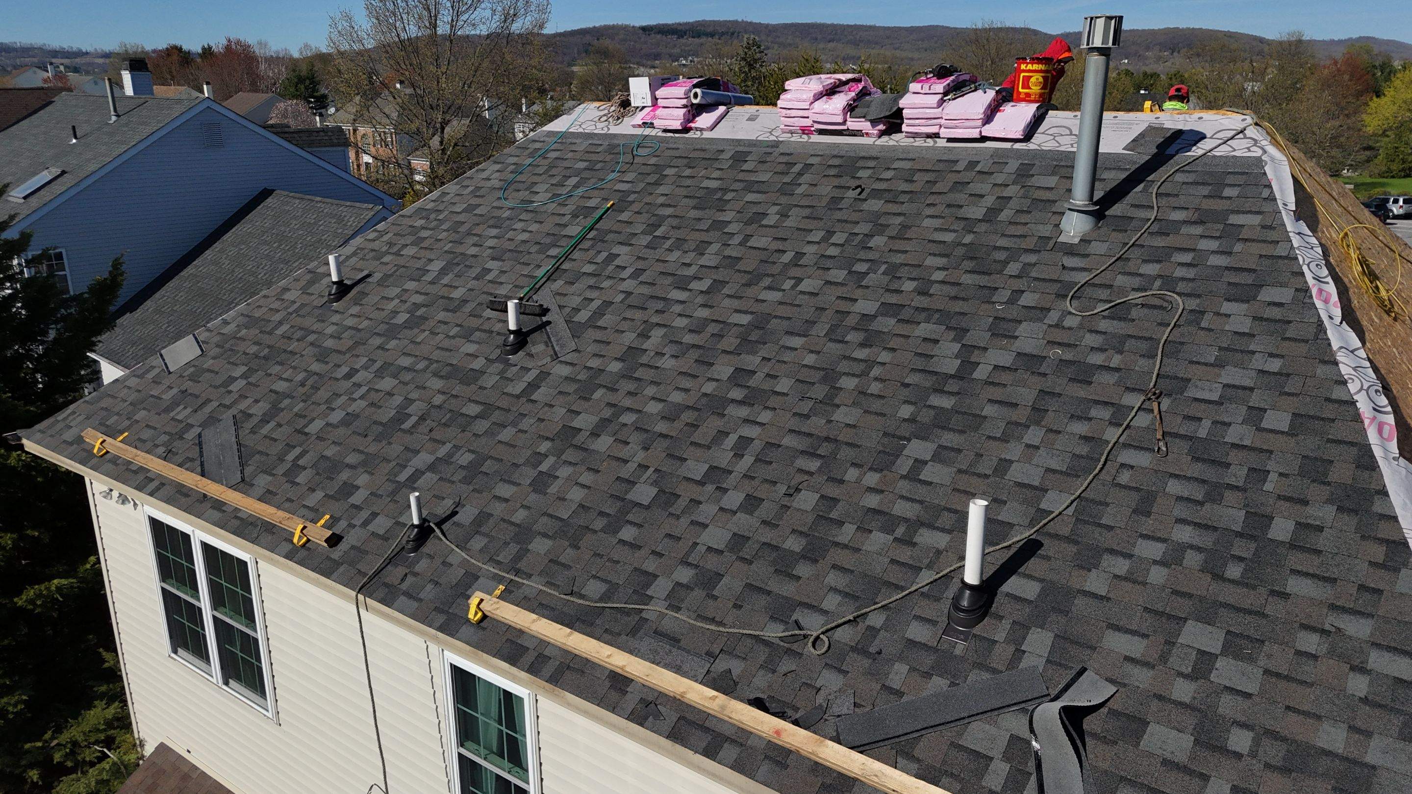 Roof Project in Stewartsville, NJ by All State Home Improvement Inc.