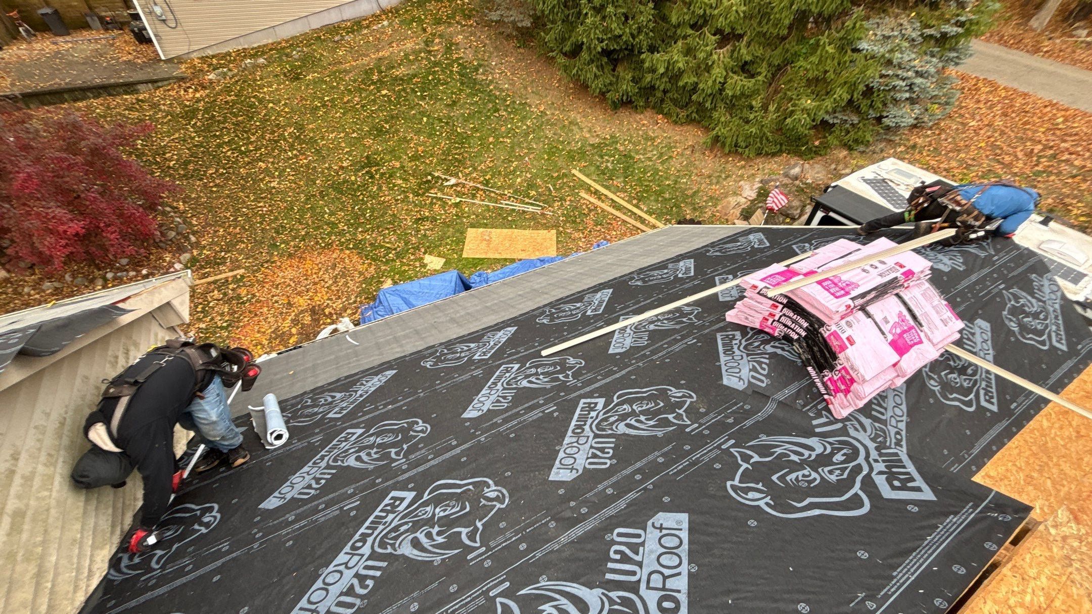 Roof Replacement using Owens Corning Driftwood by 180 Contractors