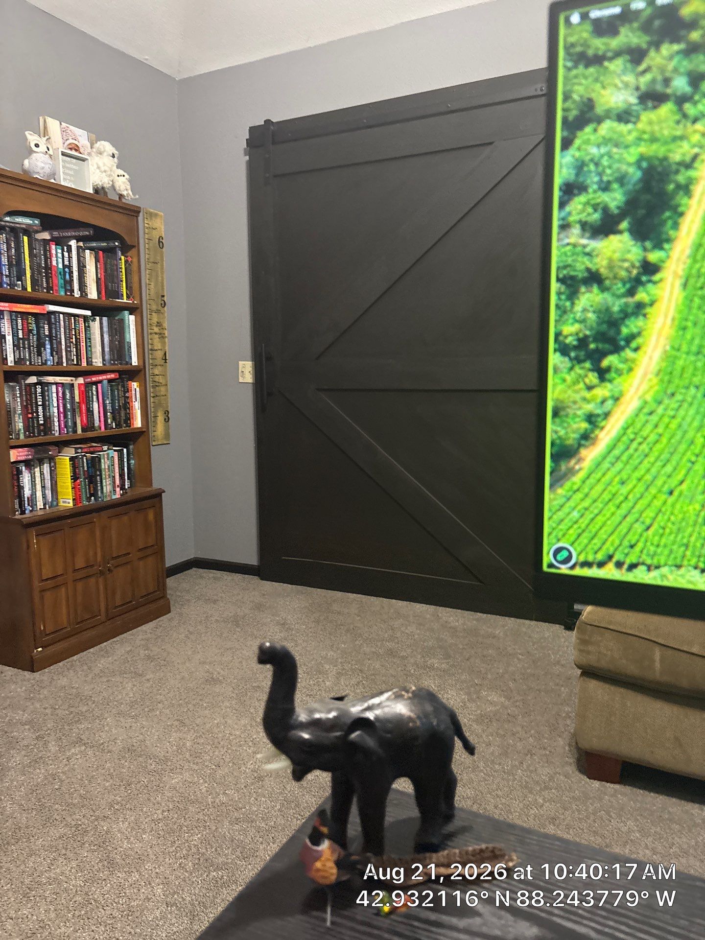Interior Remodel With Sliding Barn Door and Custom Window Bench by CompanyCam Sales Demo