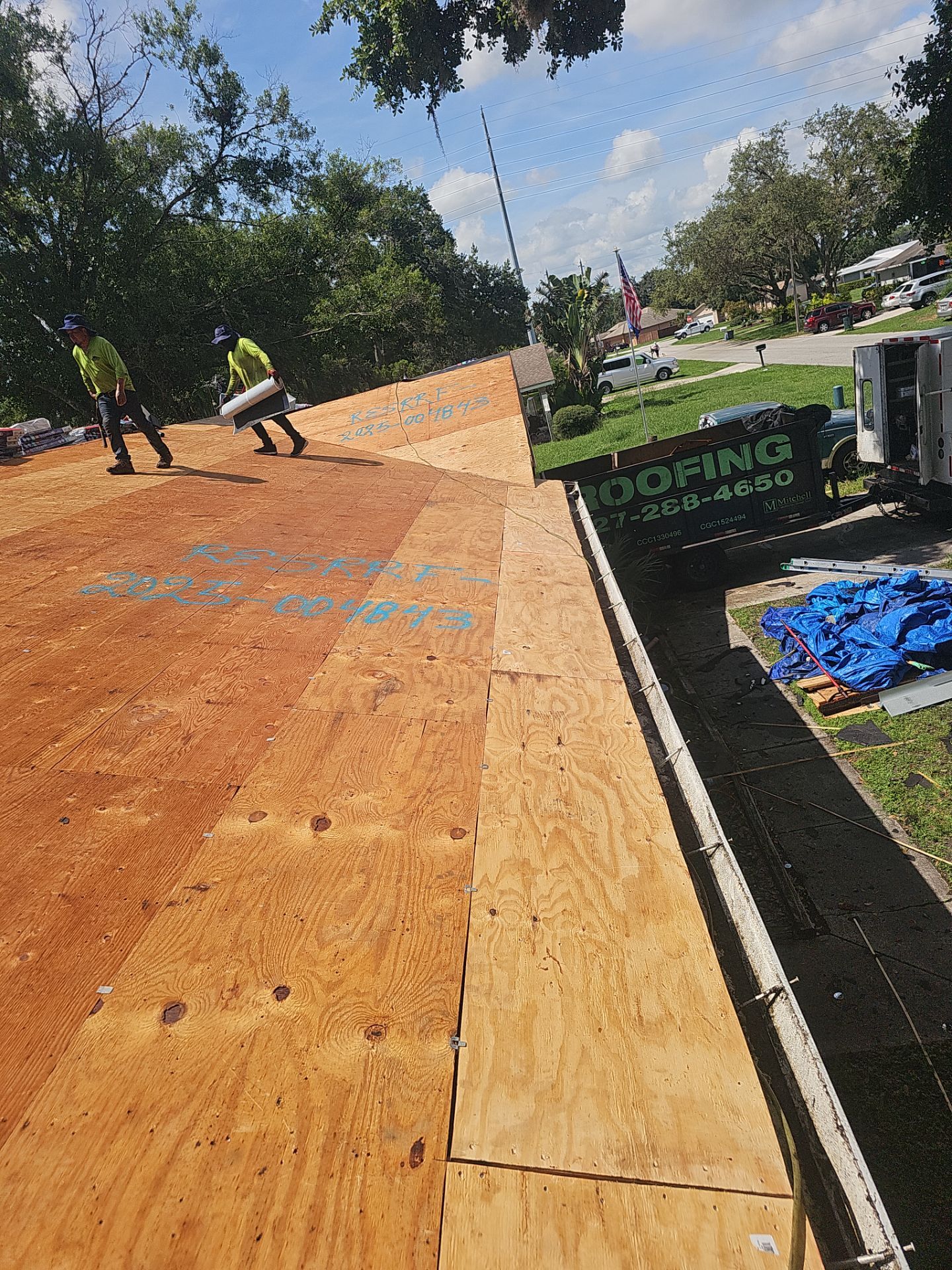 Project in Land O' Lakes 34639 by Mitchell Roofing Company LLC 