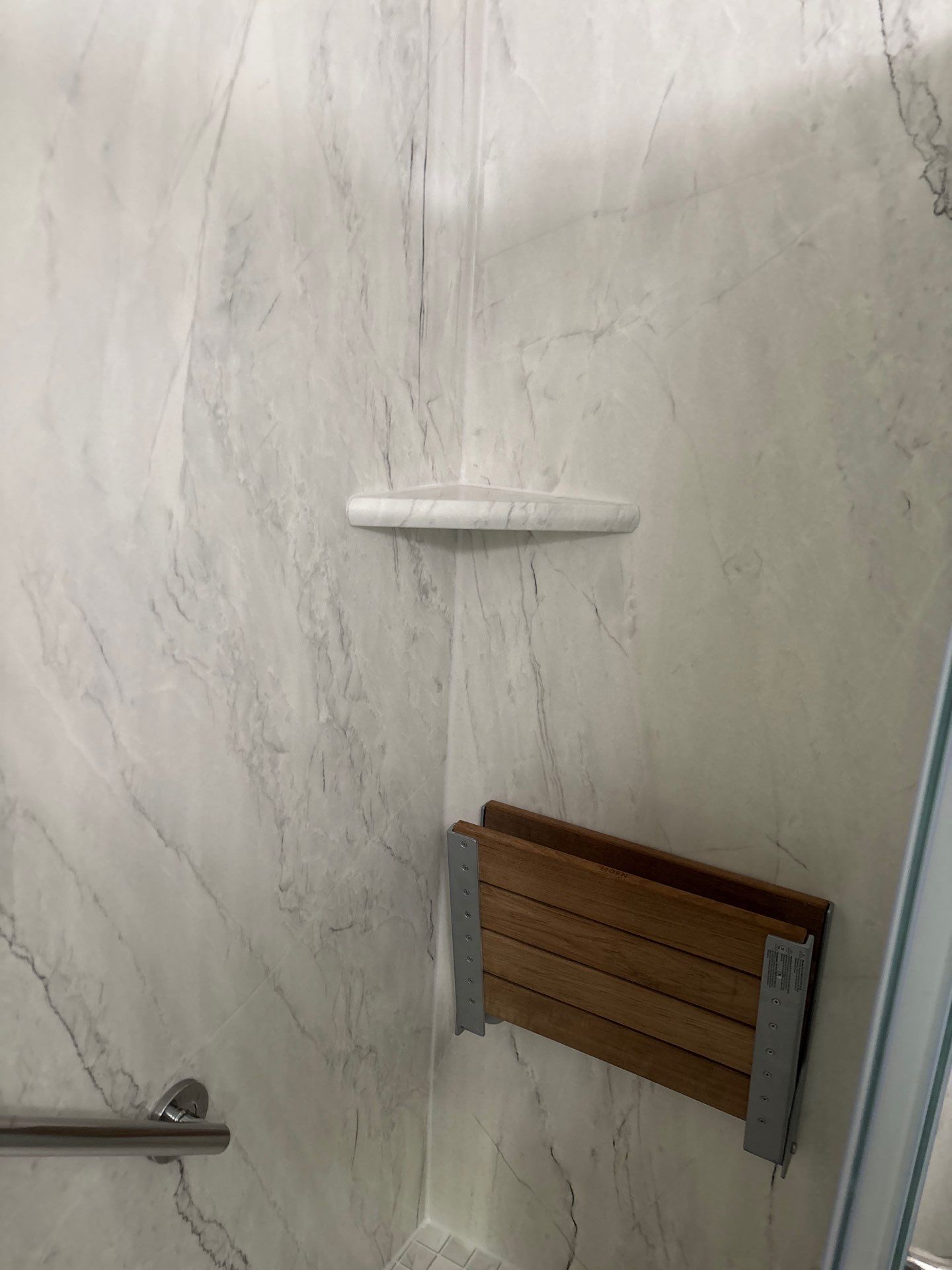 Tub to Walk-in Shower and New Vanity in Marble Falls by Lane Lauritsen - The Hill Country, Texas