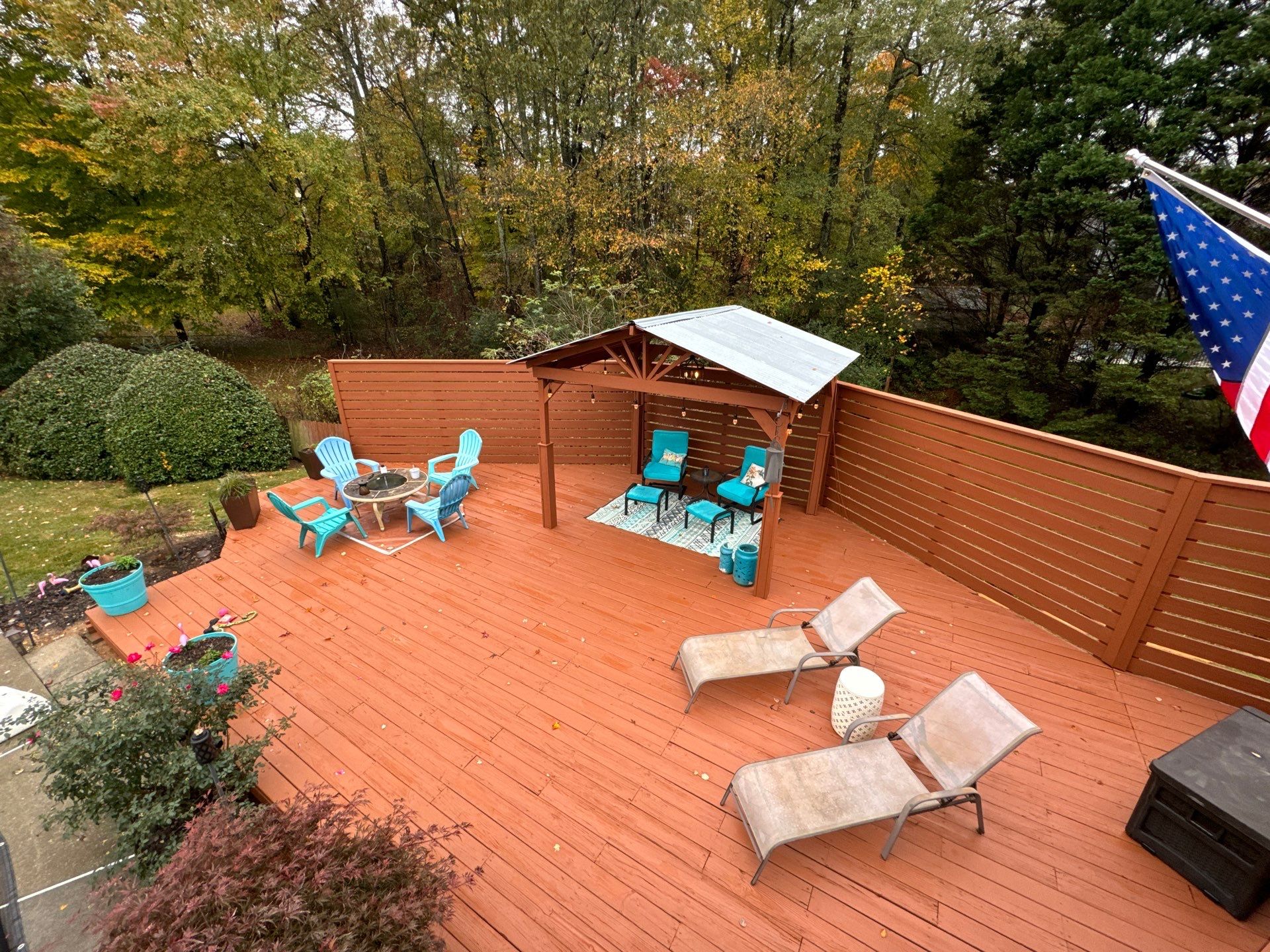 Custom Deck Construction and Privacy Fence Installation in Powder Springs by Swift Home Renovations