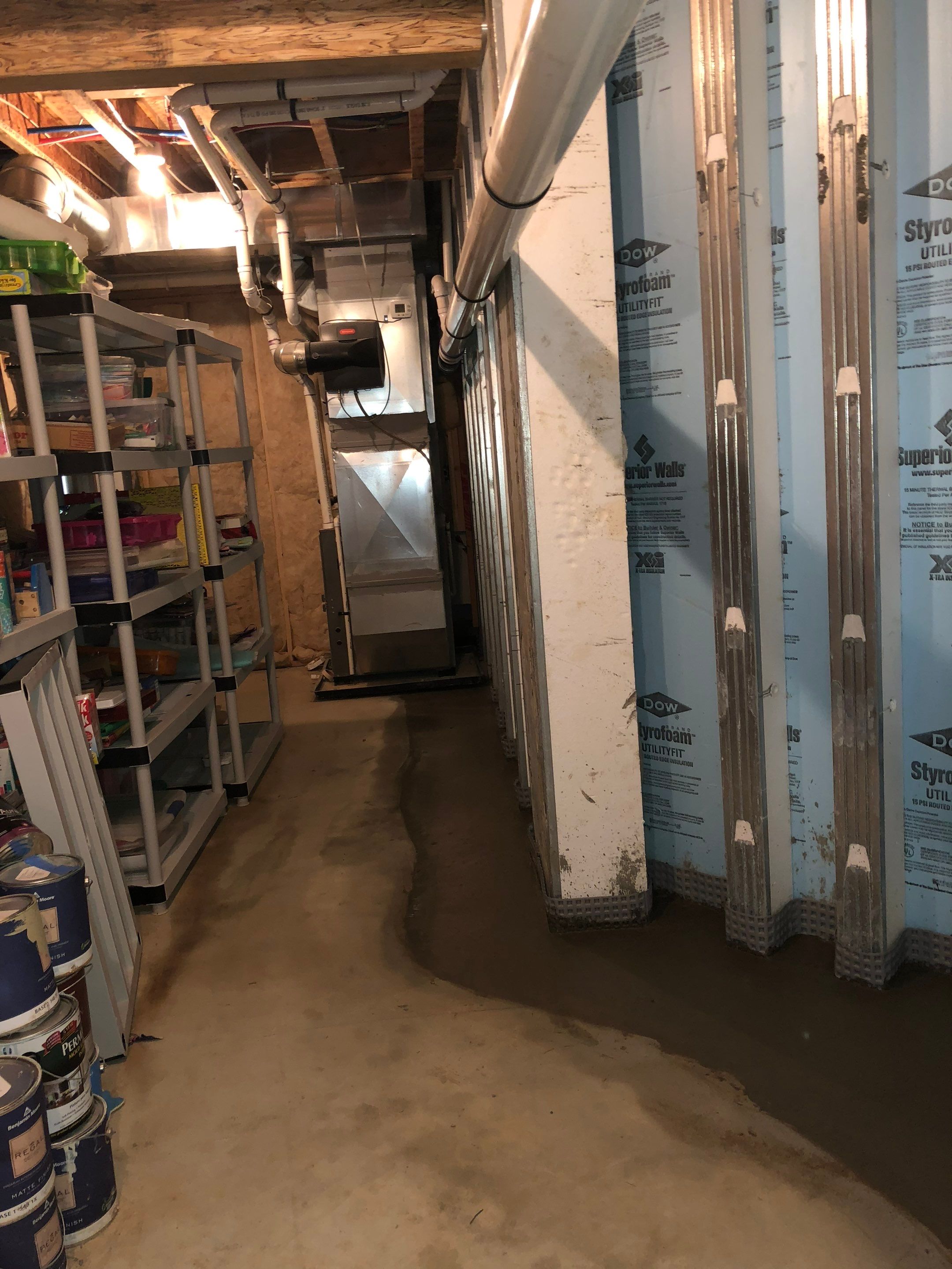 Interior French Drain Job in Summit, NJ by Pure Service Pro, LLC 