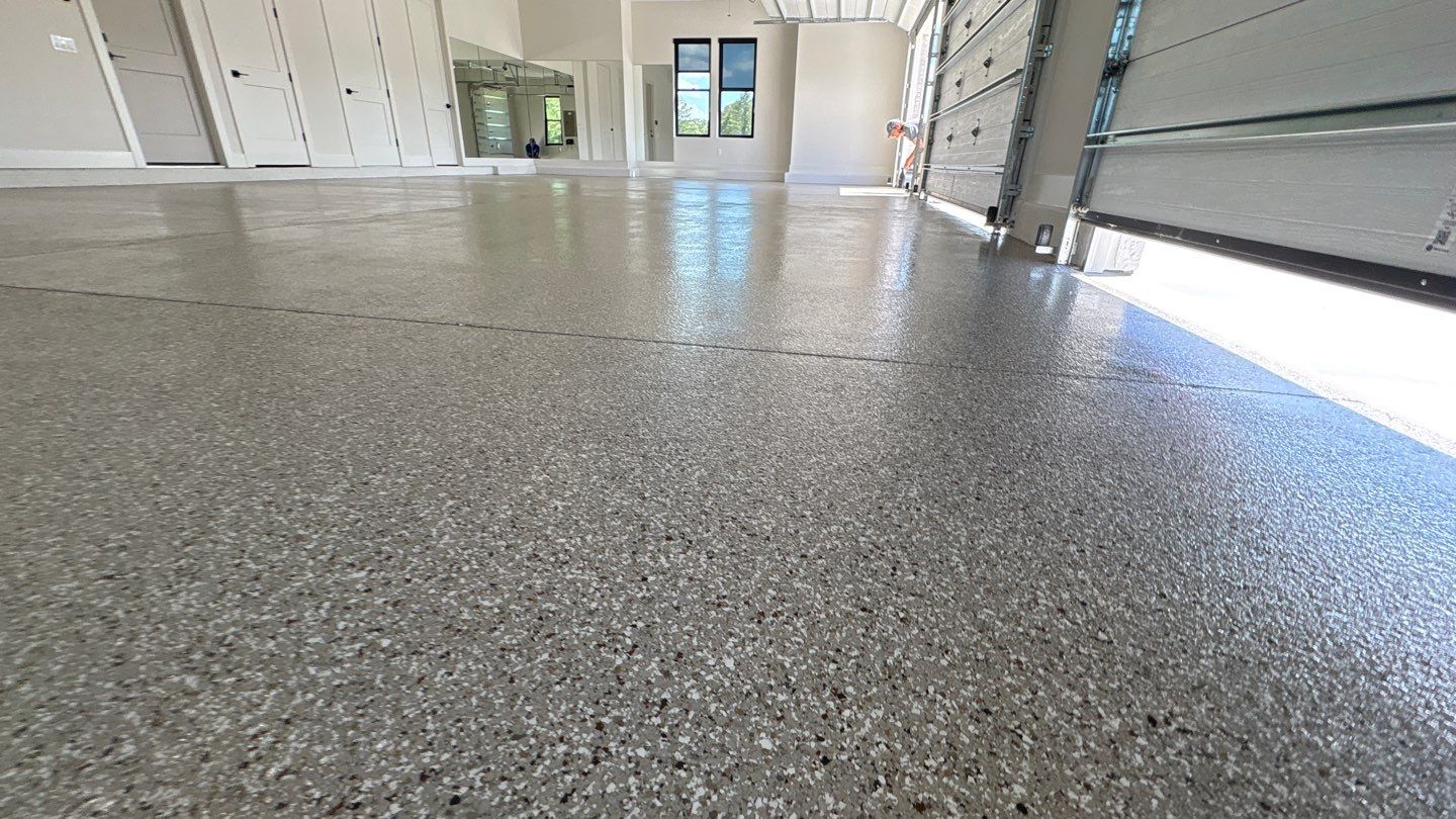 Project in Newberry, FL by Cross Creek Concrete Coatings