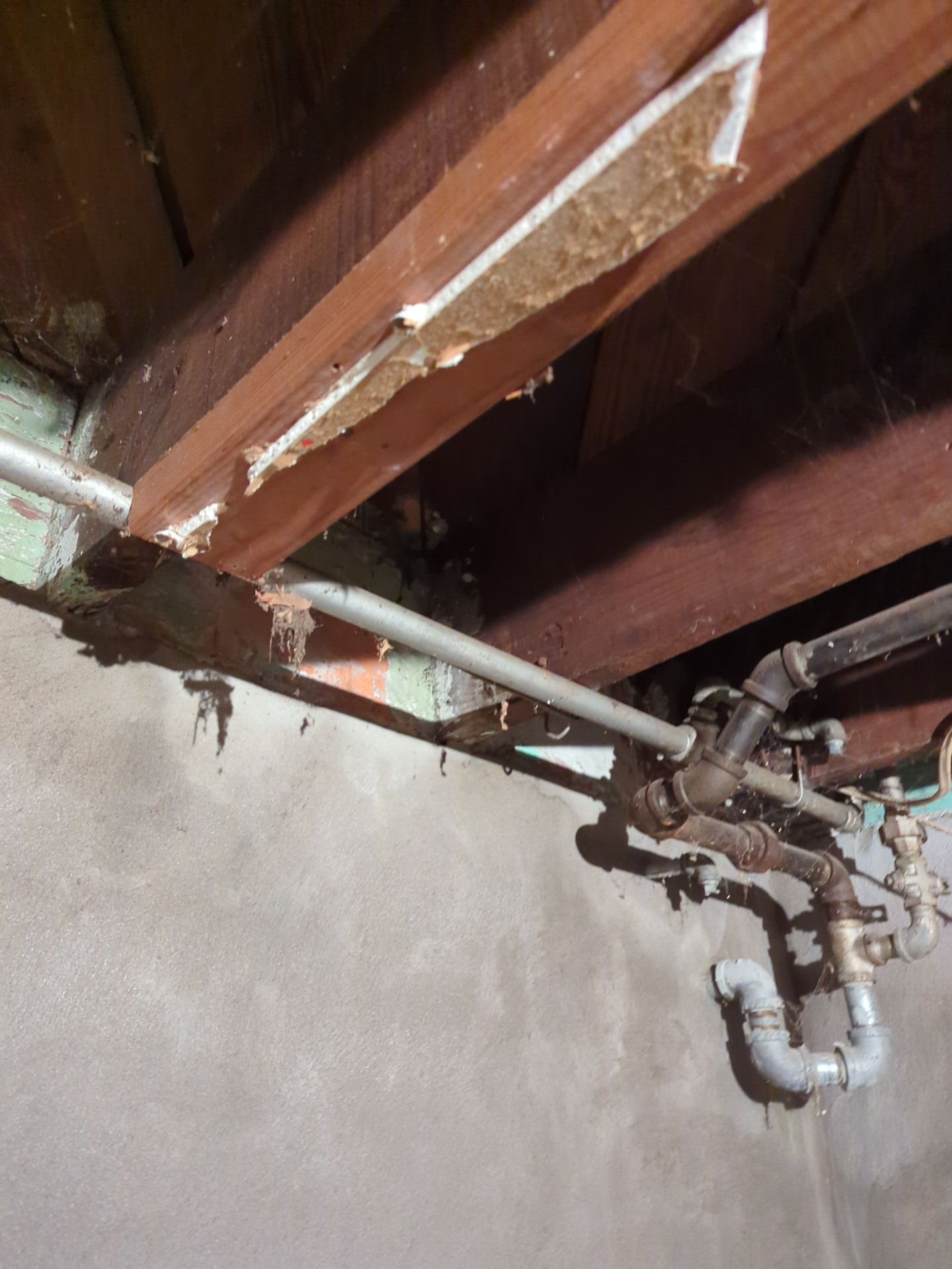 Wall repair with Fortress Invisibeams by ACE Waterproofing & Basement Solutions