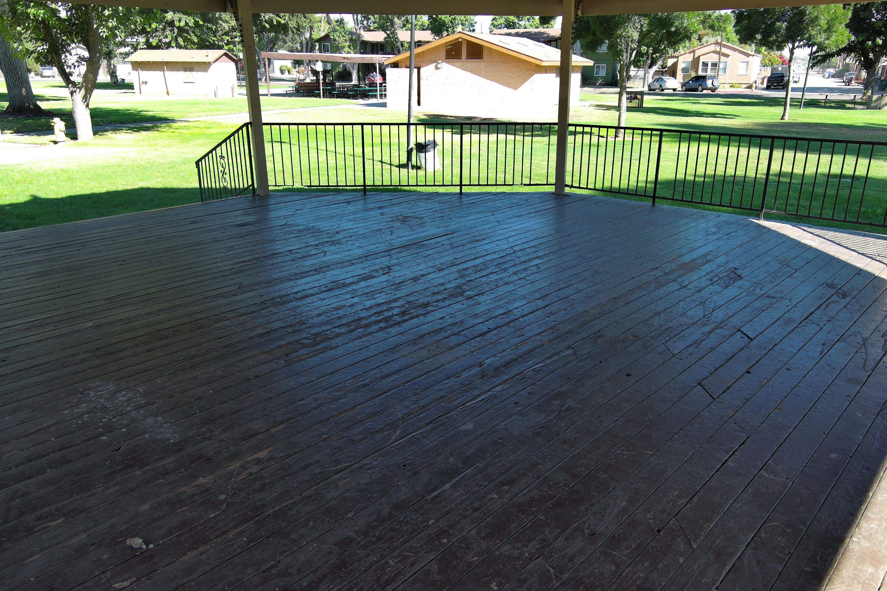 City of Gustine Gazebo project by Straight Edge Roofing Inc
