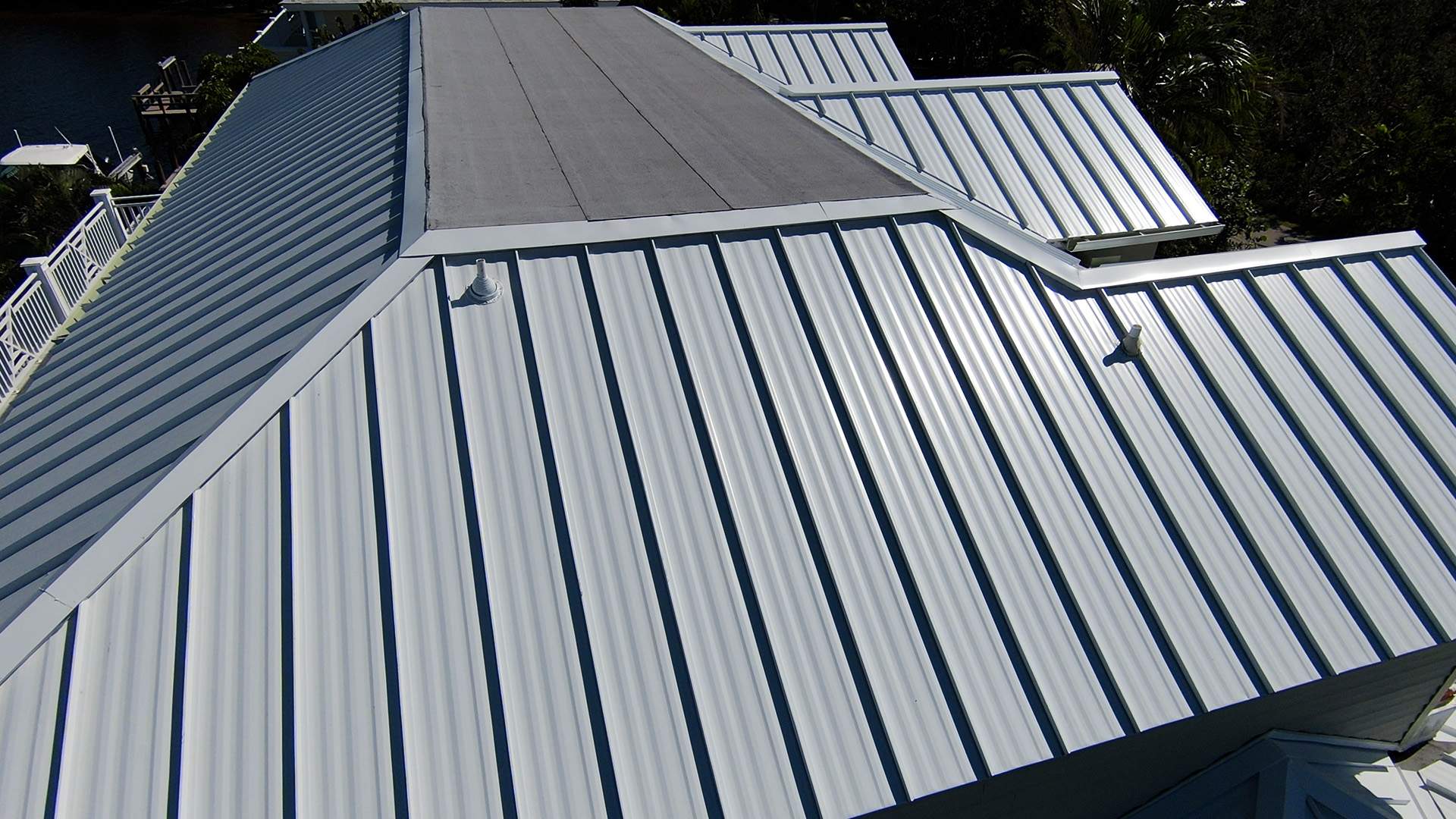 Sanibel Island Standing Seam Roof Replacement by Four Peaks Roofing