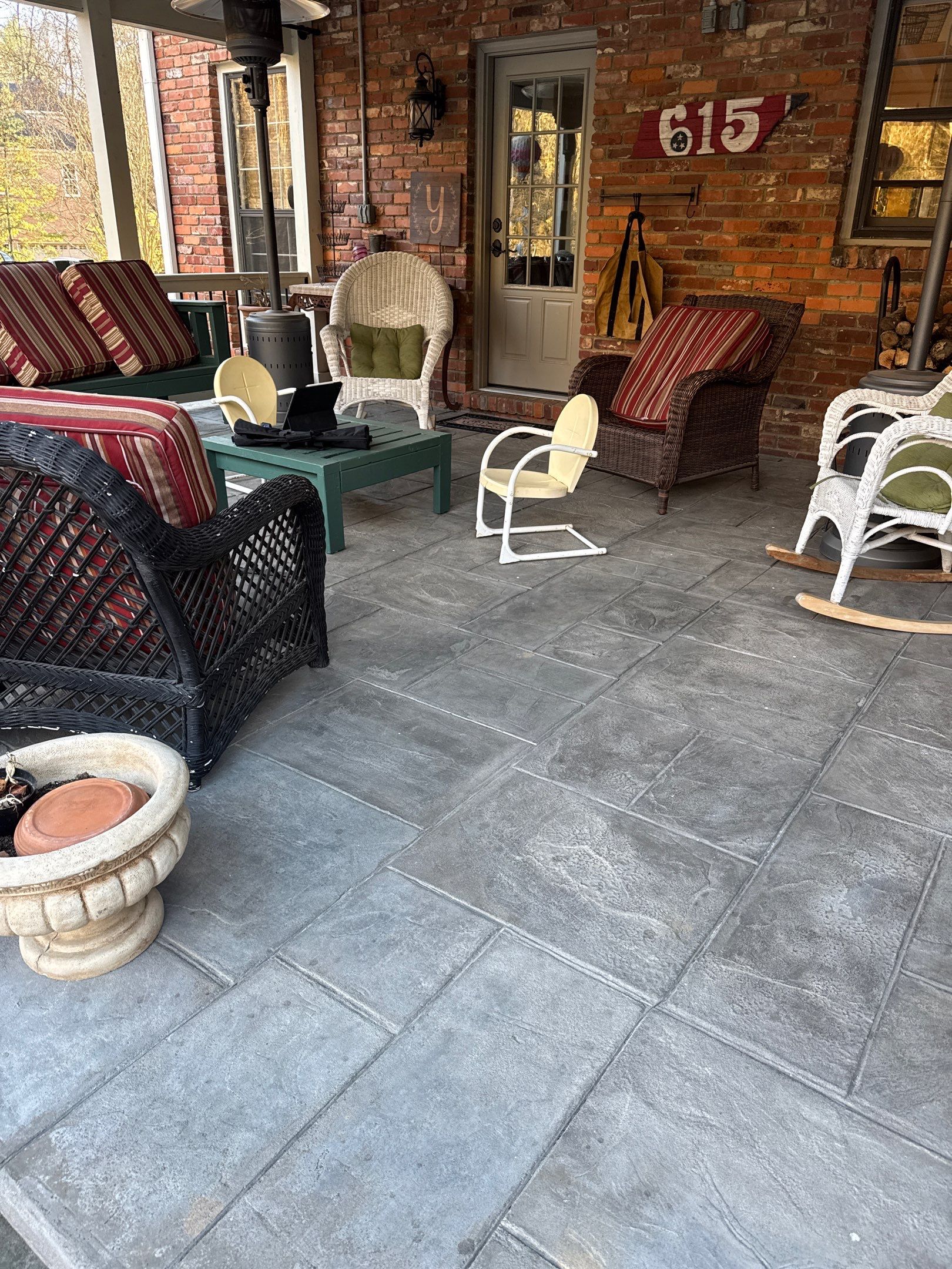 Project in Franklin by Mecham Decorative Concrete