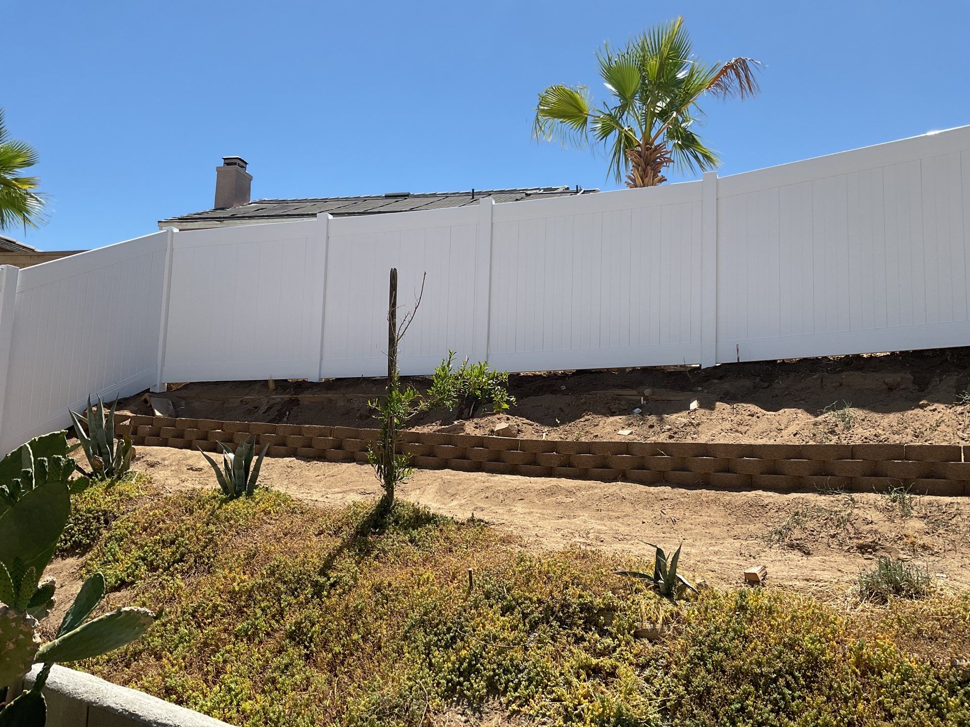 Fence Installation using Vinyl by Fence Guys Inc. 