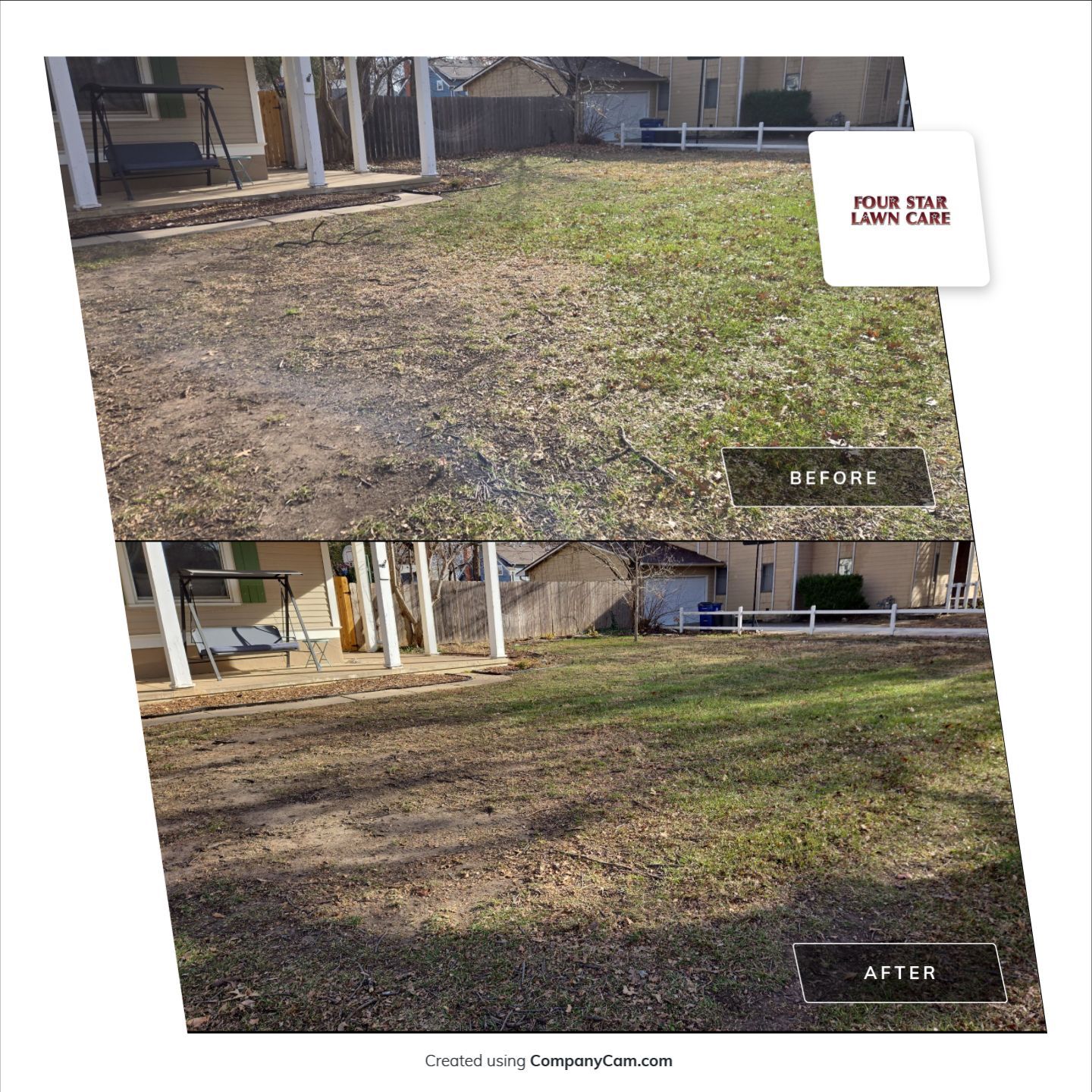 Project in Wichita by Four Star Lawn Care