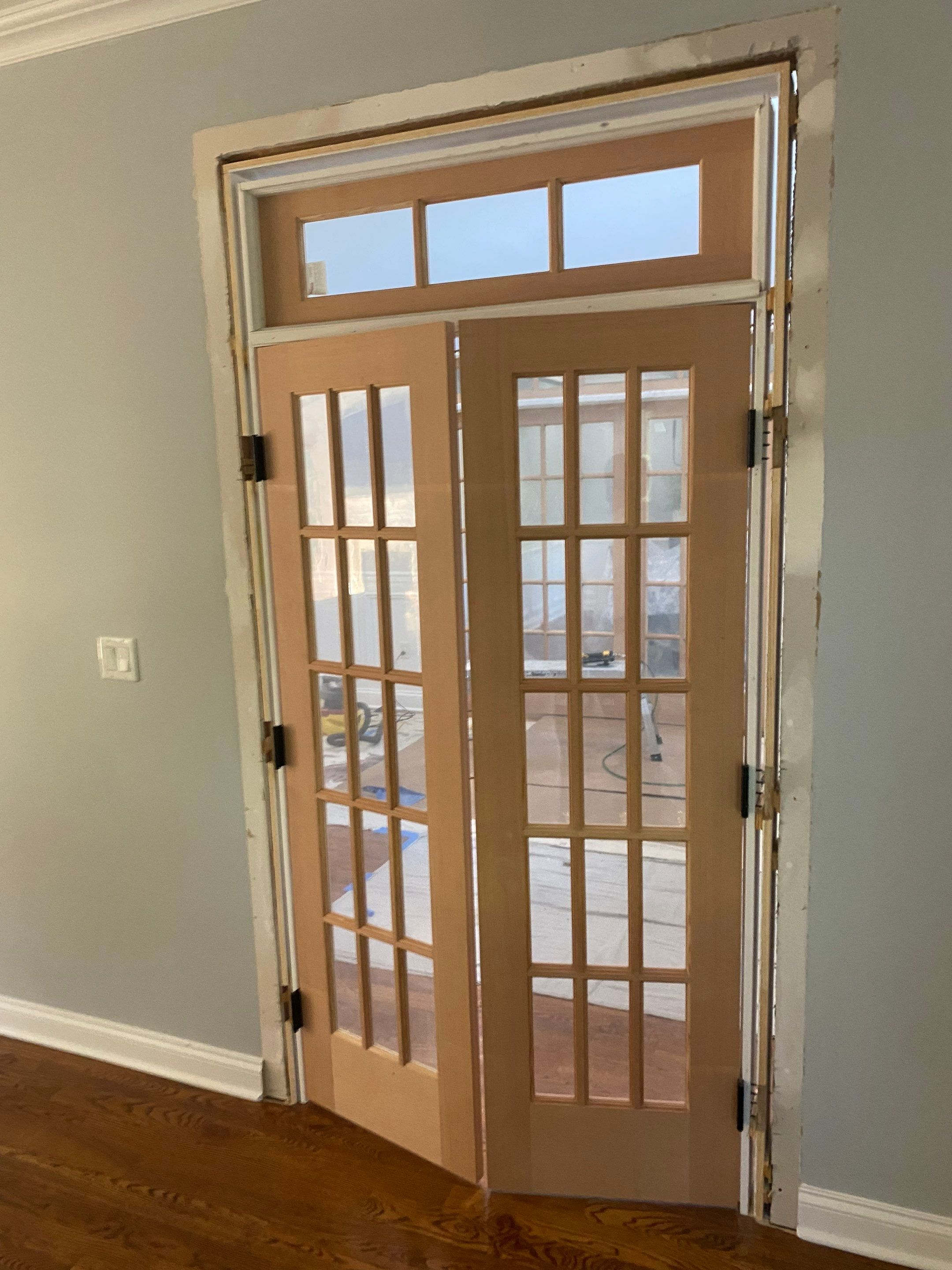 Door Installation using Wood by Home Concepts Construction