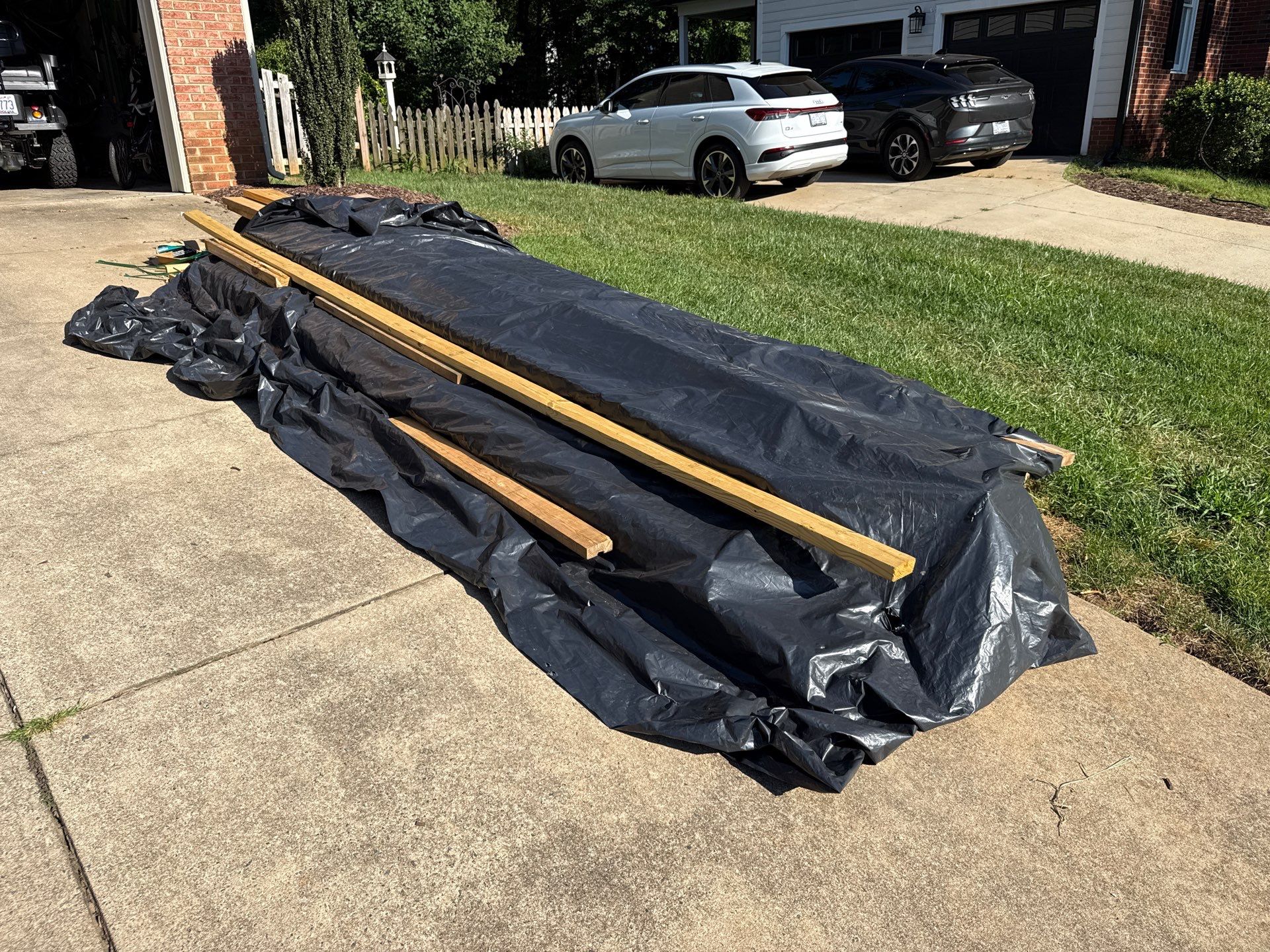 Project in Huntersville by Badger Hauling