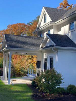 Gutter Installation using 5" K-Style Aluminum Gutter in Needham, MA