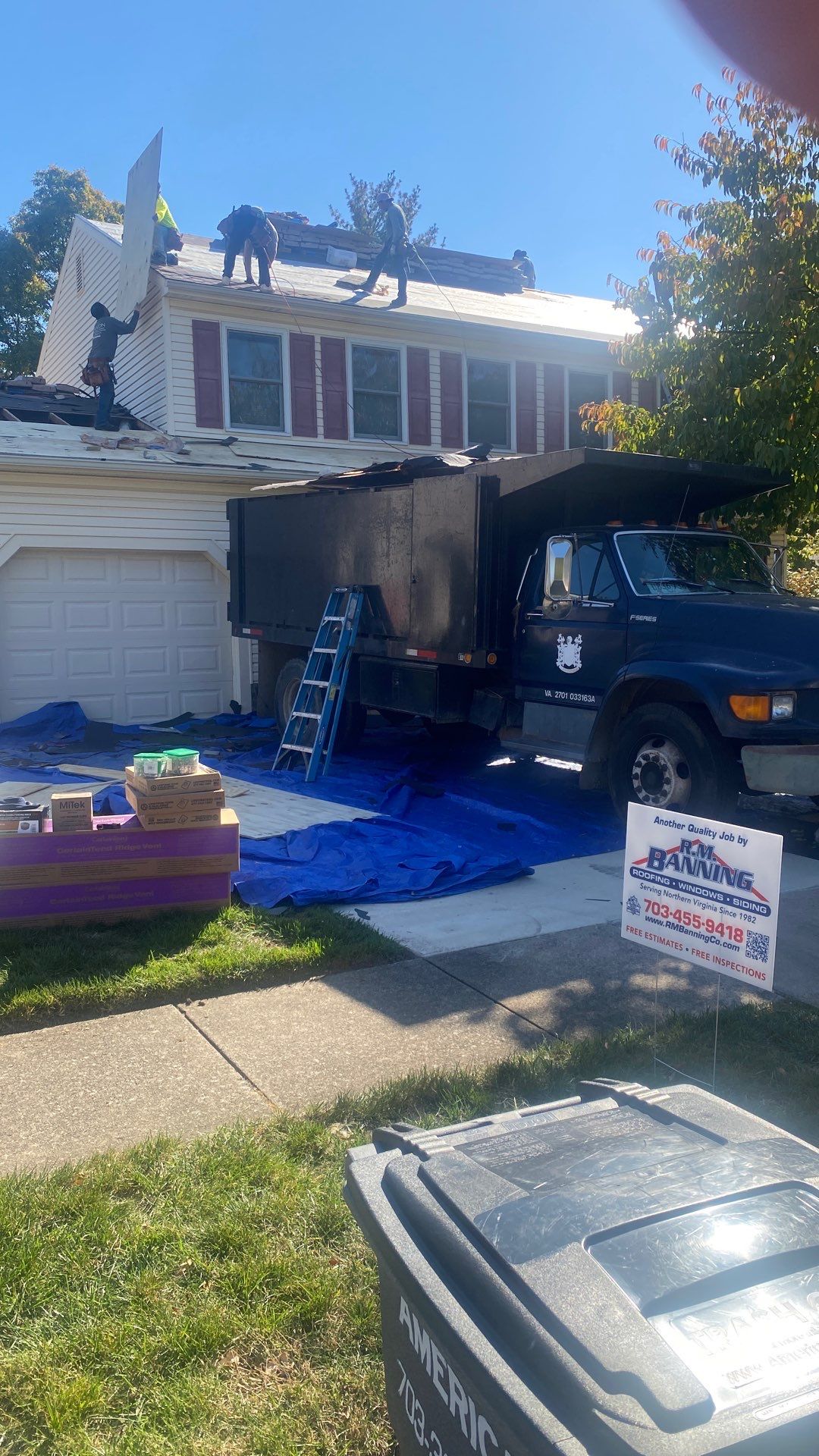 Sterling: Residential Roof Replacement with CertainTeed Landmark Pro Designer Shingles in Max Def Mojave Tan by RM Banning, Inc.