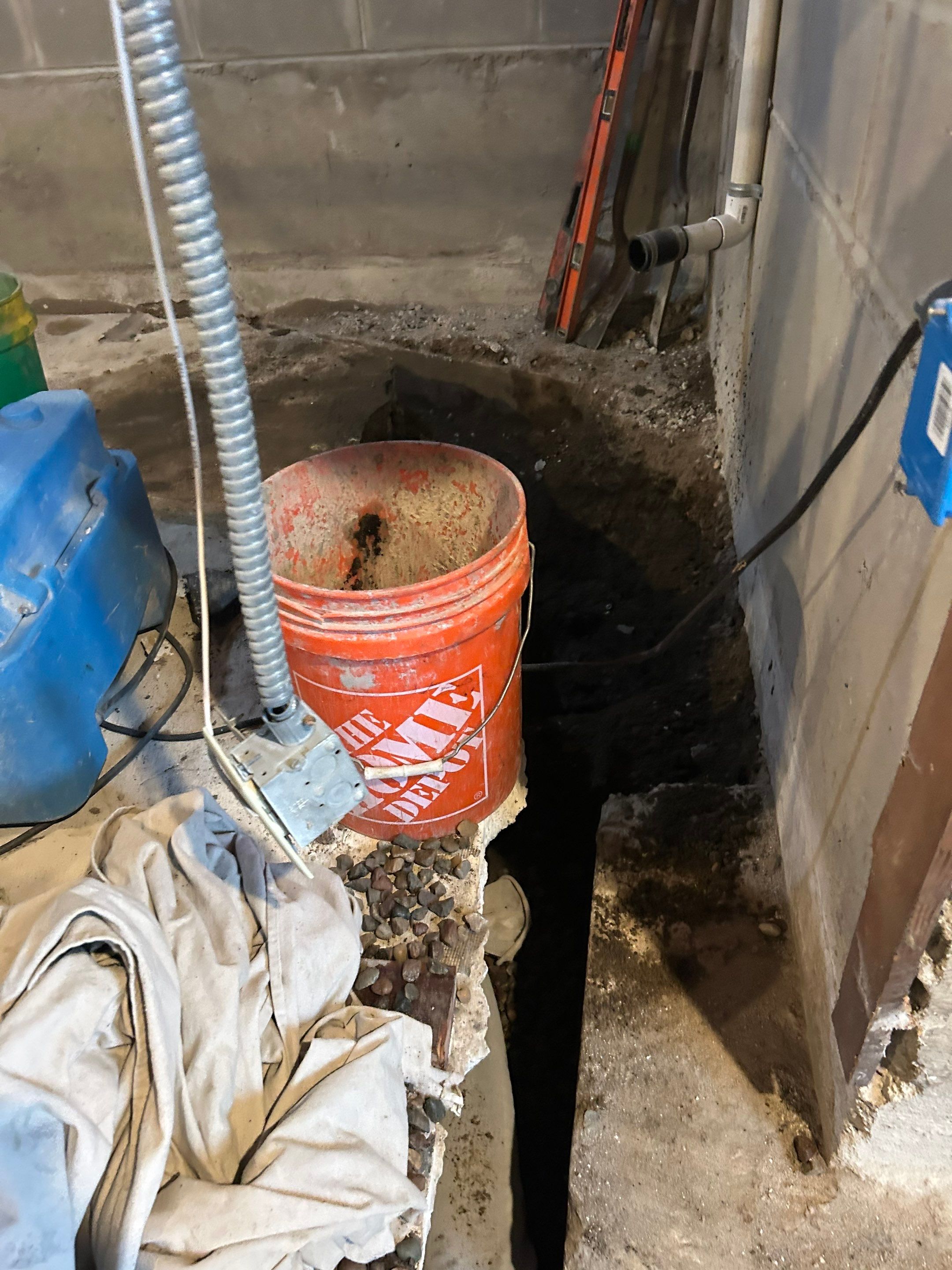 Drain tile for a General Contractor Partner by Waterproofing Northeast