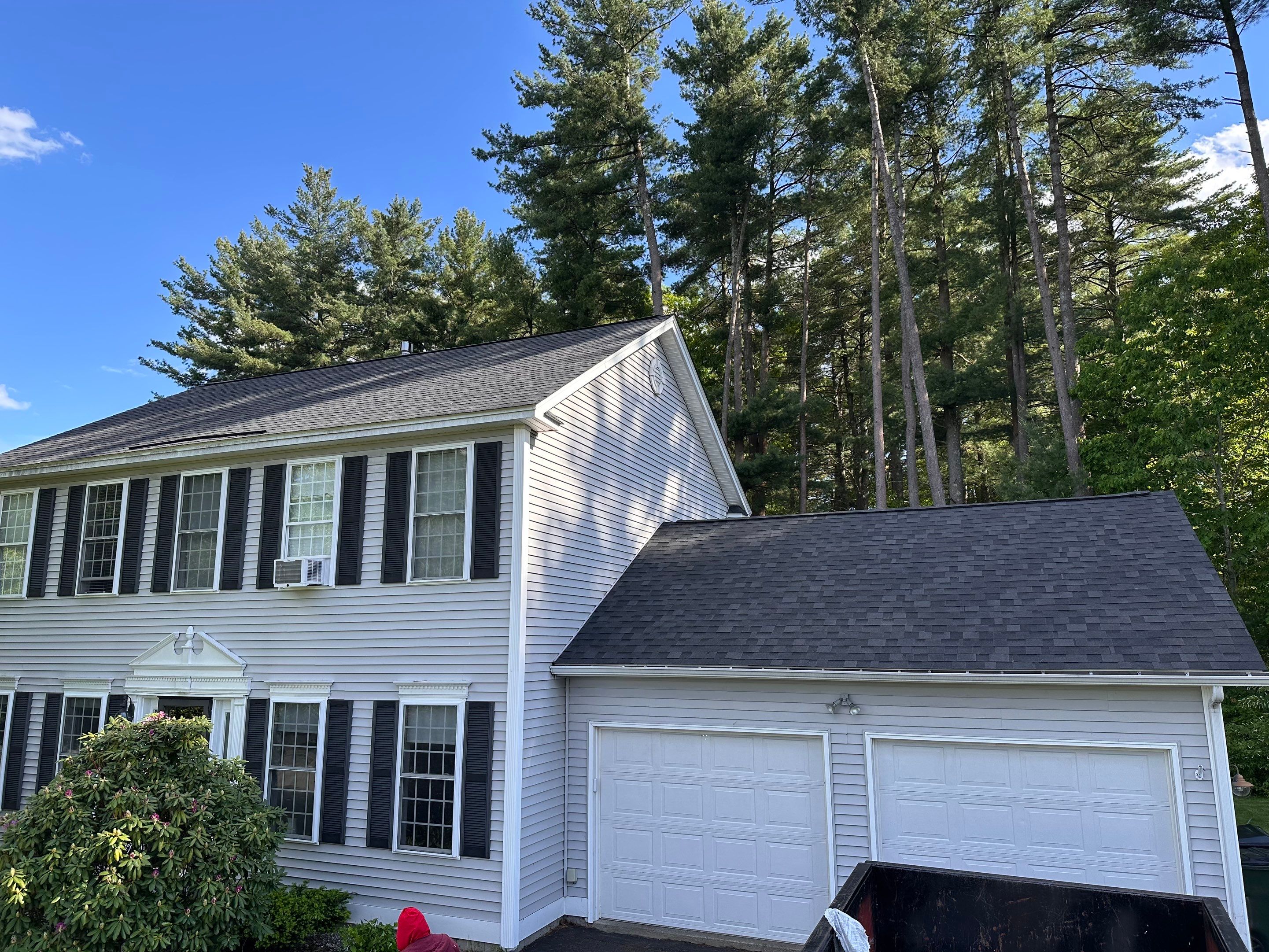 Architectural Asphalt Shingle Roof Installation for Manchester Colonial by Tall pine roofing