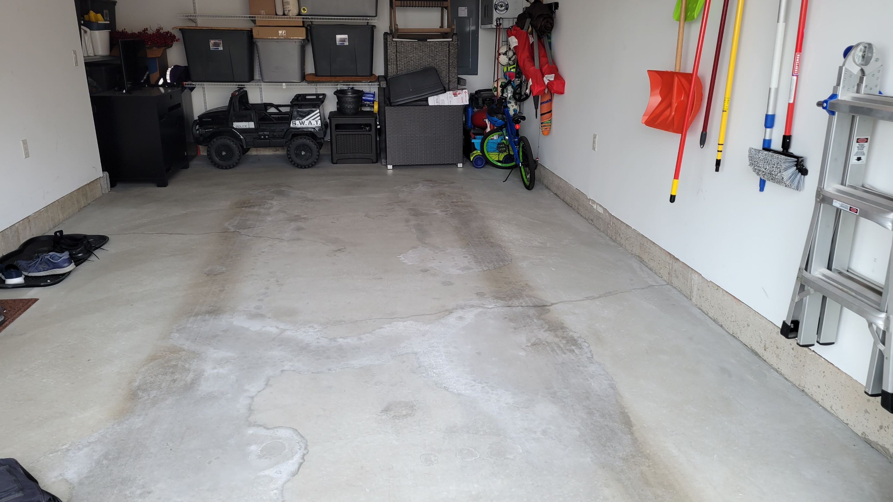 Garage Floor Coating using Penntek in Nightfall by Spectrum Painting, LLC