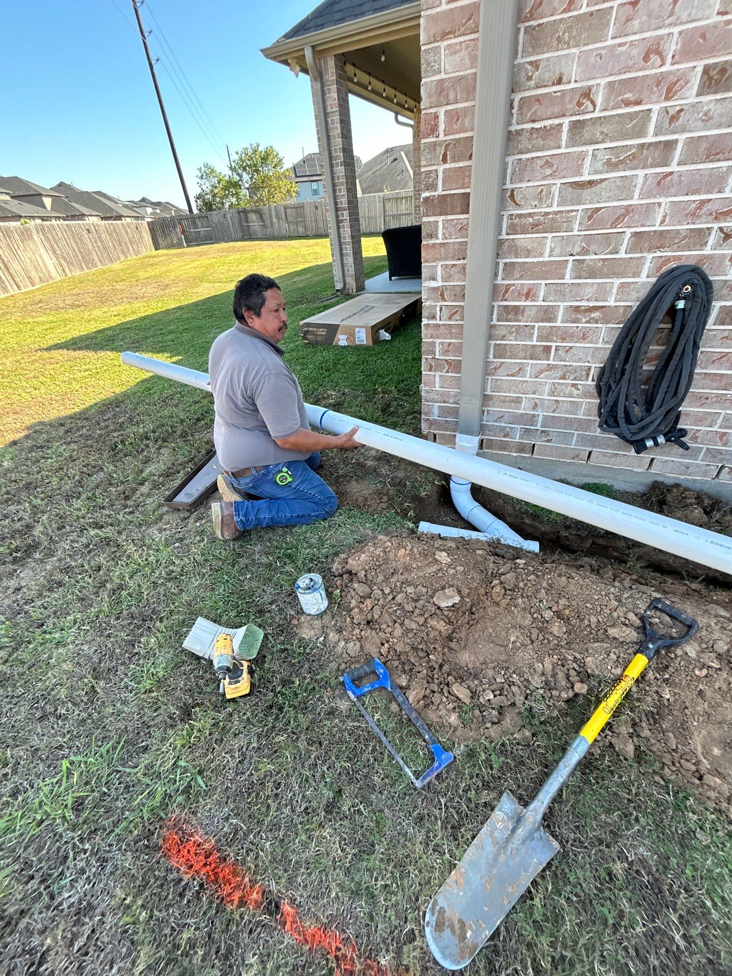 🏀💧 New Basketball Court & Drainage System – Full Backyard Upgrade by Texas Urban Elements