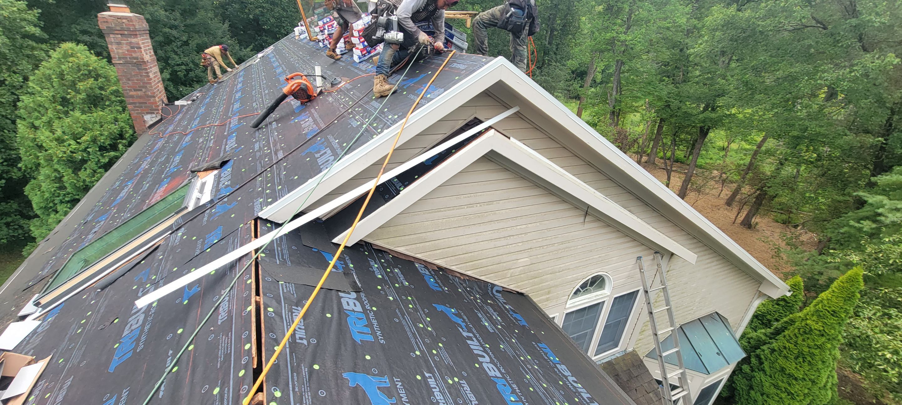 Roof Installation using GAF Timberline HDZ by ExteriorPros