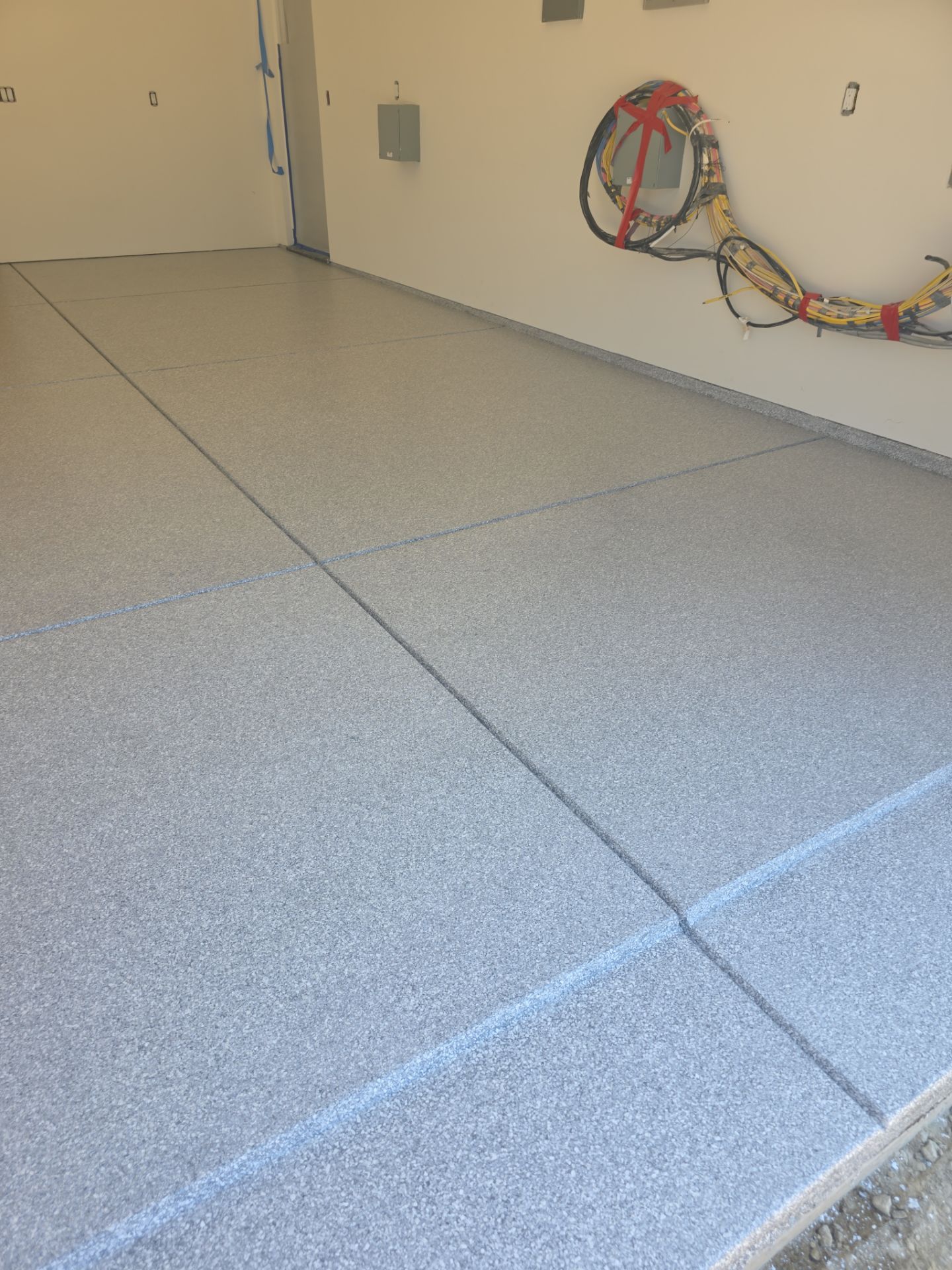 Multi-Bay Garage Polyurea Floor Coating in San Luis Obispo by MGP Coatings